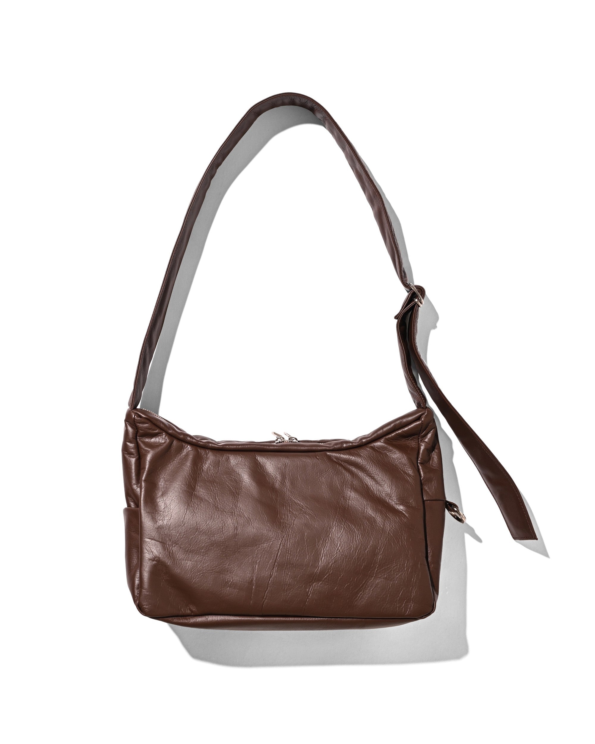 【8.5 WED 20:00- IN STOCK】LEATHER HOLIDAY BAG (BROWN)