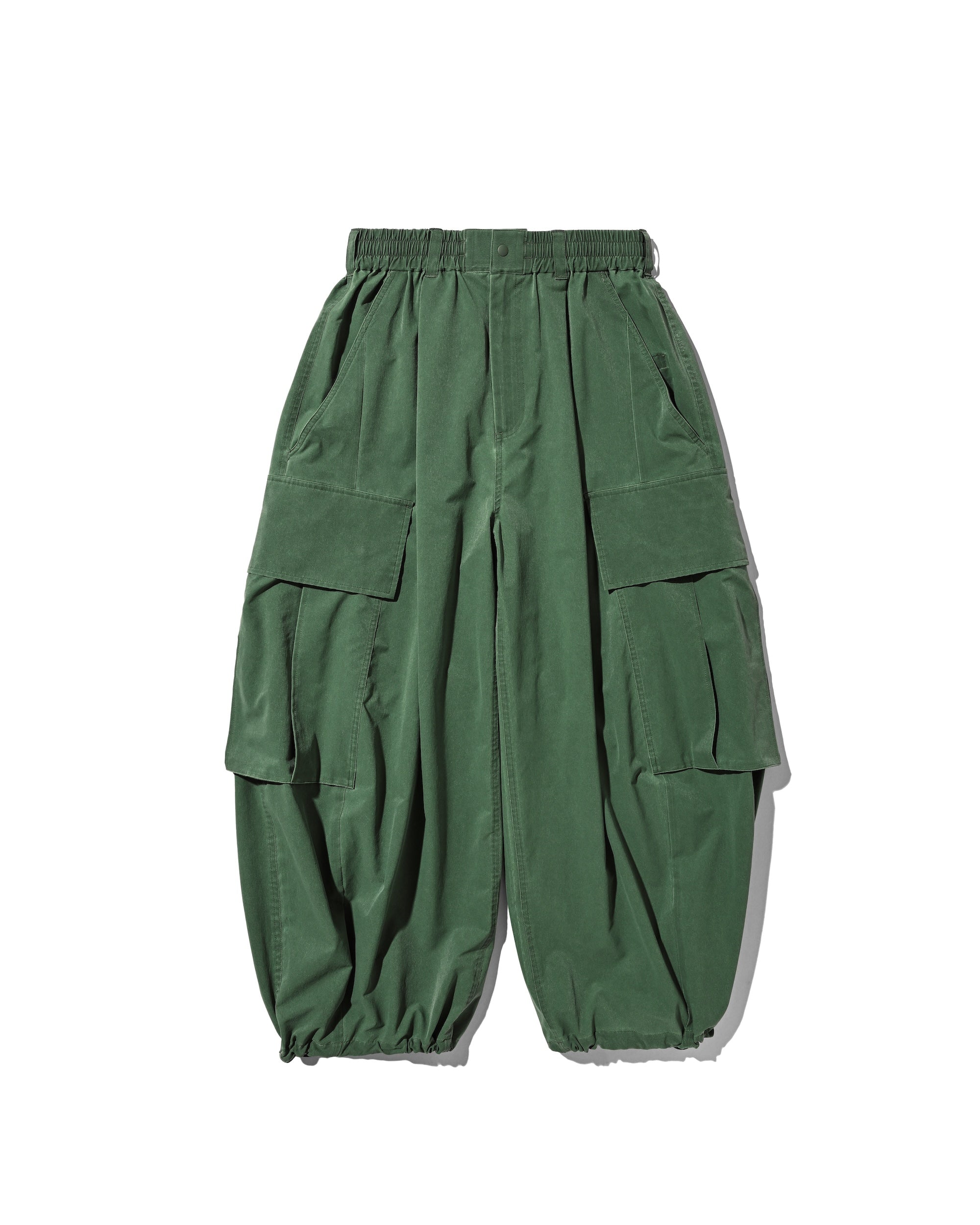 【5.20 WED 20:00- IN STOCK】VINTAGE EFFECT COOLDOTS® CITY MEGA POCKET BALLOON CARGO PANTS(OLIVE)