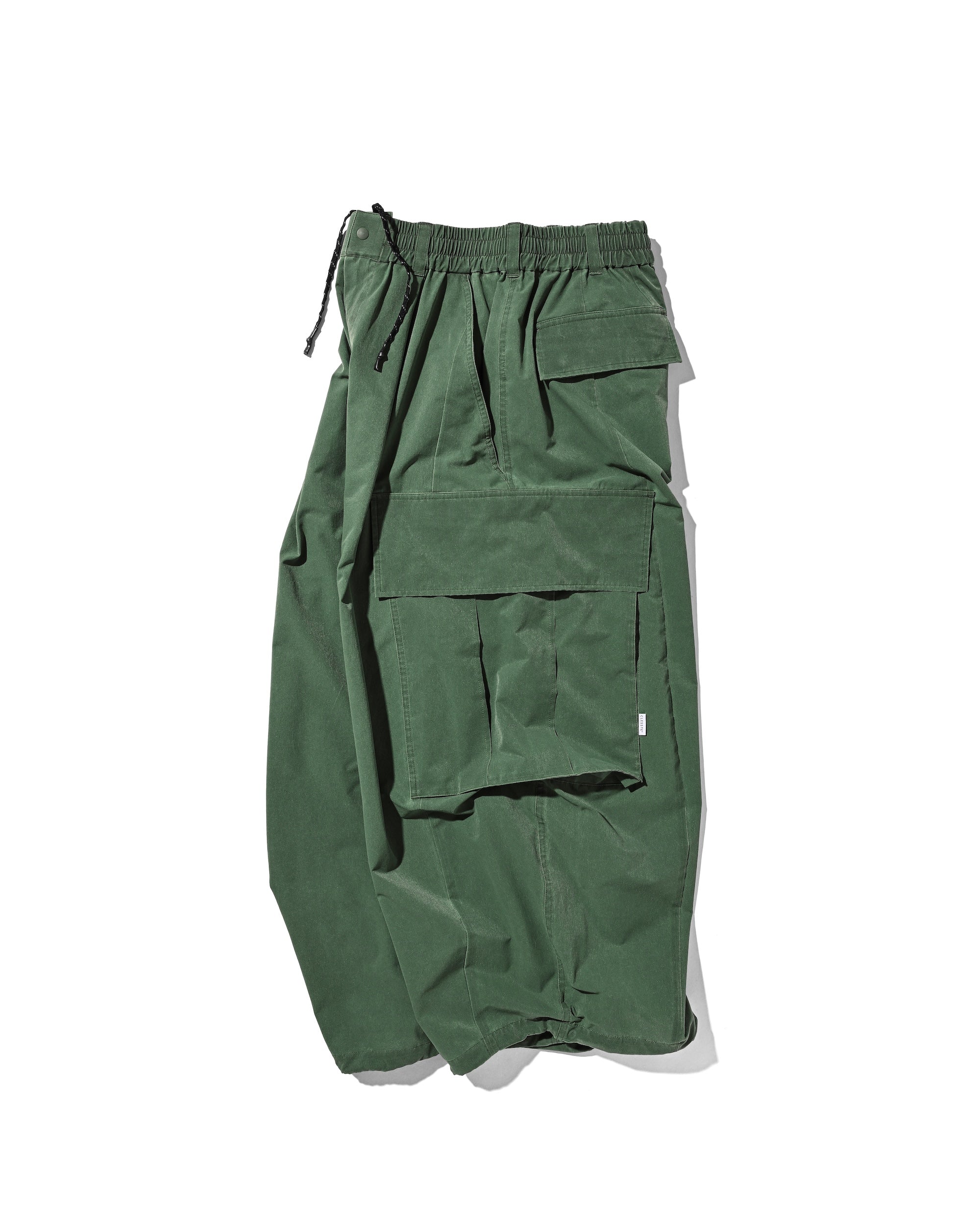 【5.20 WED 20:00- IN STOCK】VINTAGE EFFECT COOLDOTS® CITY MEGA POCKET BALLOON CARGO PANTS(OLIVE)