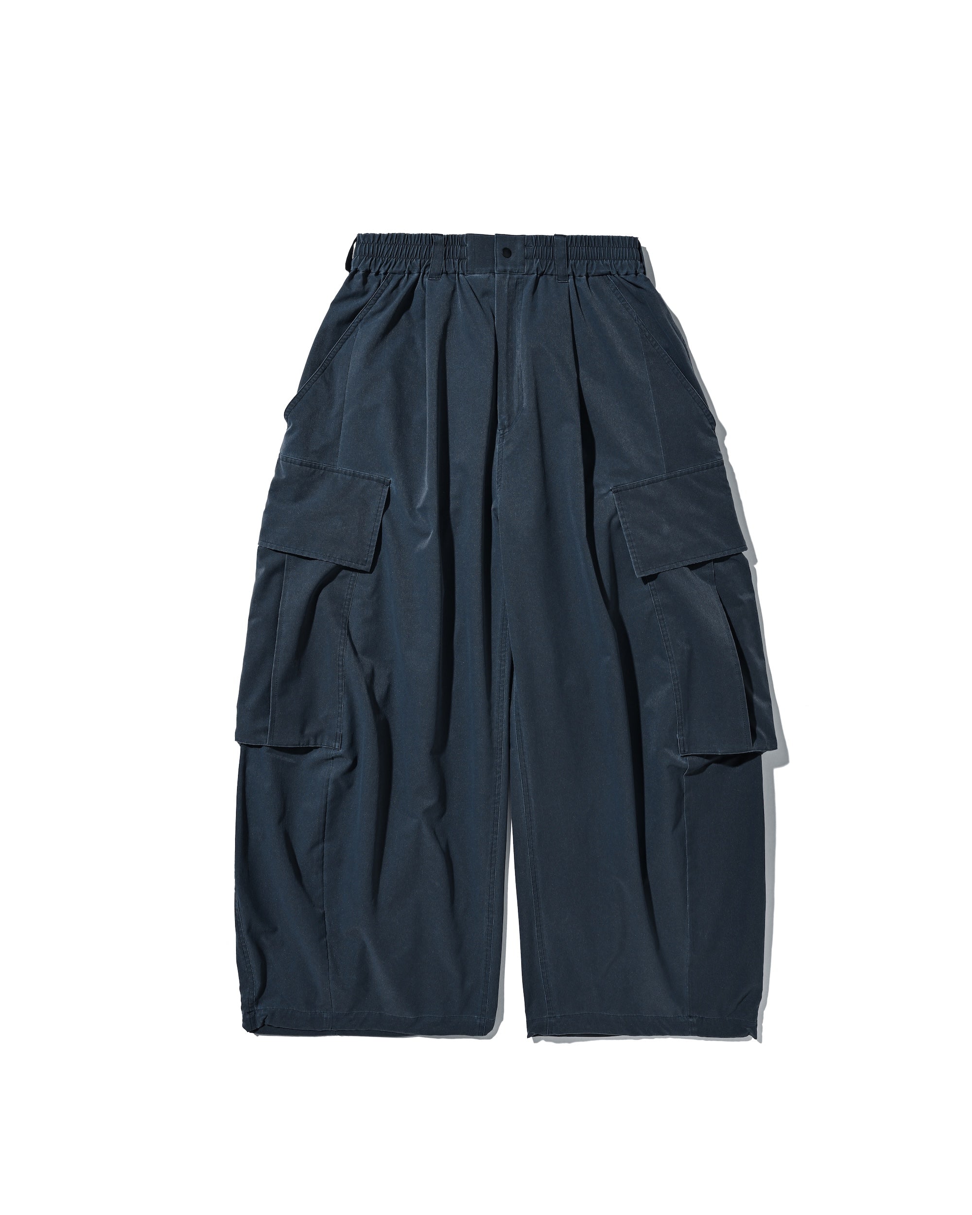 【5.20 WED 20:00- IN STOCK】VINTAGE EFFECT COOLDOTS® CITY MEGA POCKET BALLOON CARGO PANTS(NAVY)