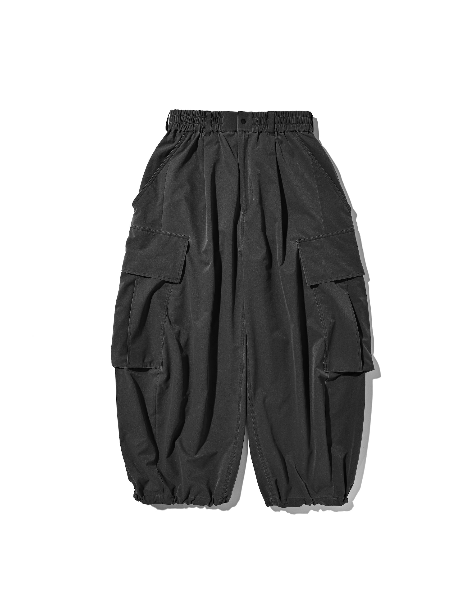 SL】VINTAGE EFFECT COOLDOTS® CITY MEGA POCKET BALLOON CARGO PANTS(BLAC