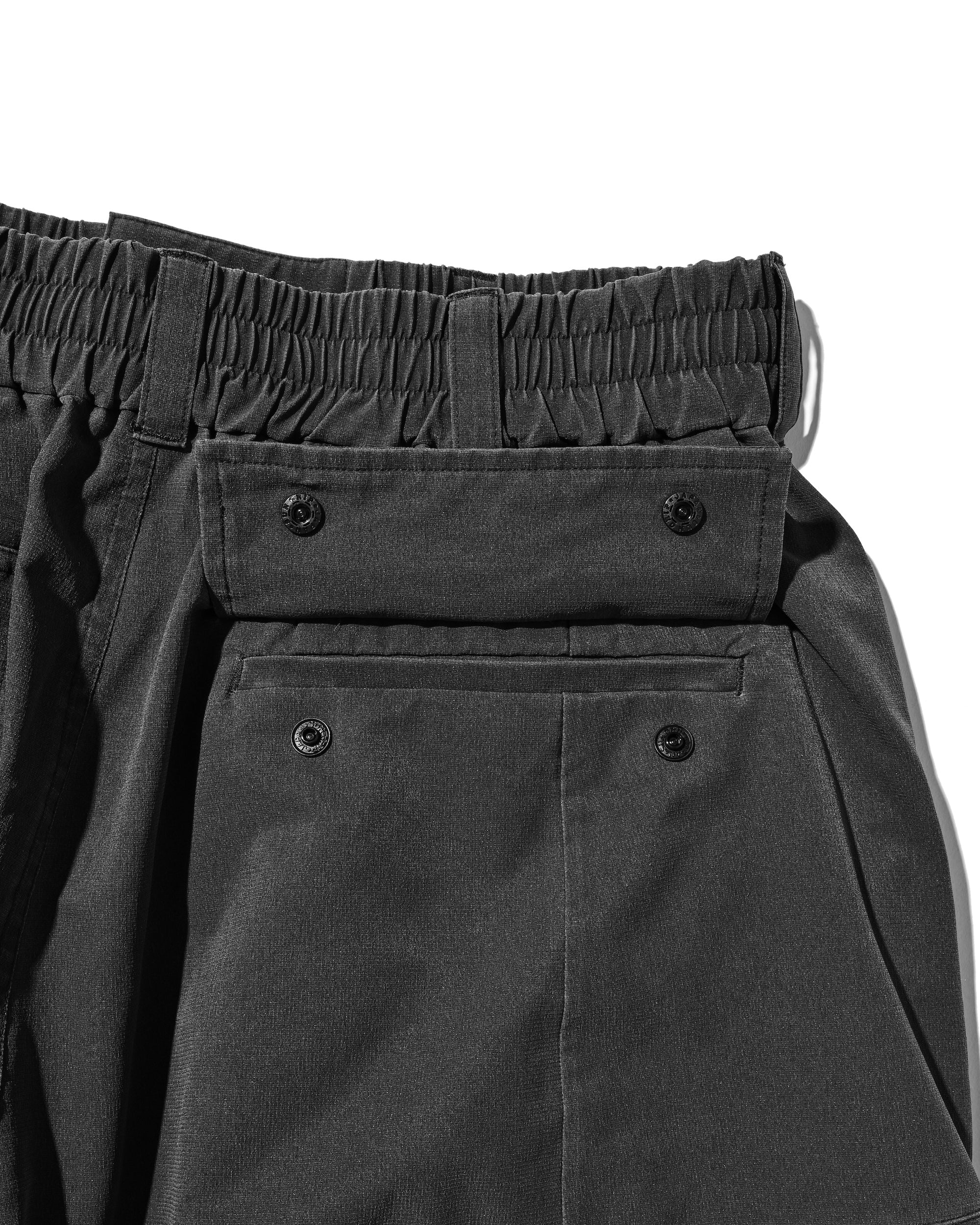 【5.20 WED 20:00- IN STOCK】VINTAGE EFFECT COOLDOTS® CITY MEGA POCKET BALLOON CARGO PANTS(BLACK)
