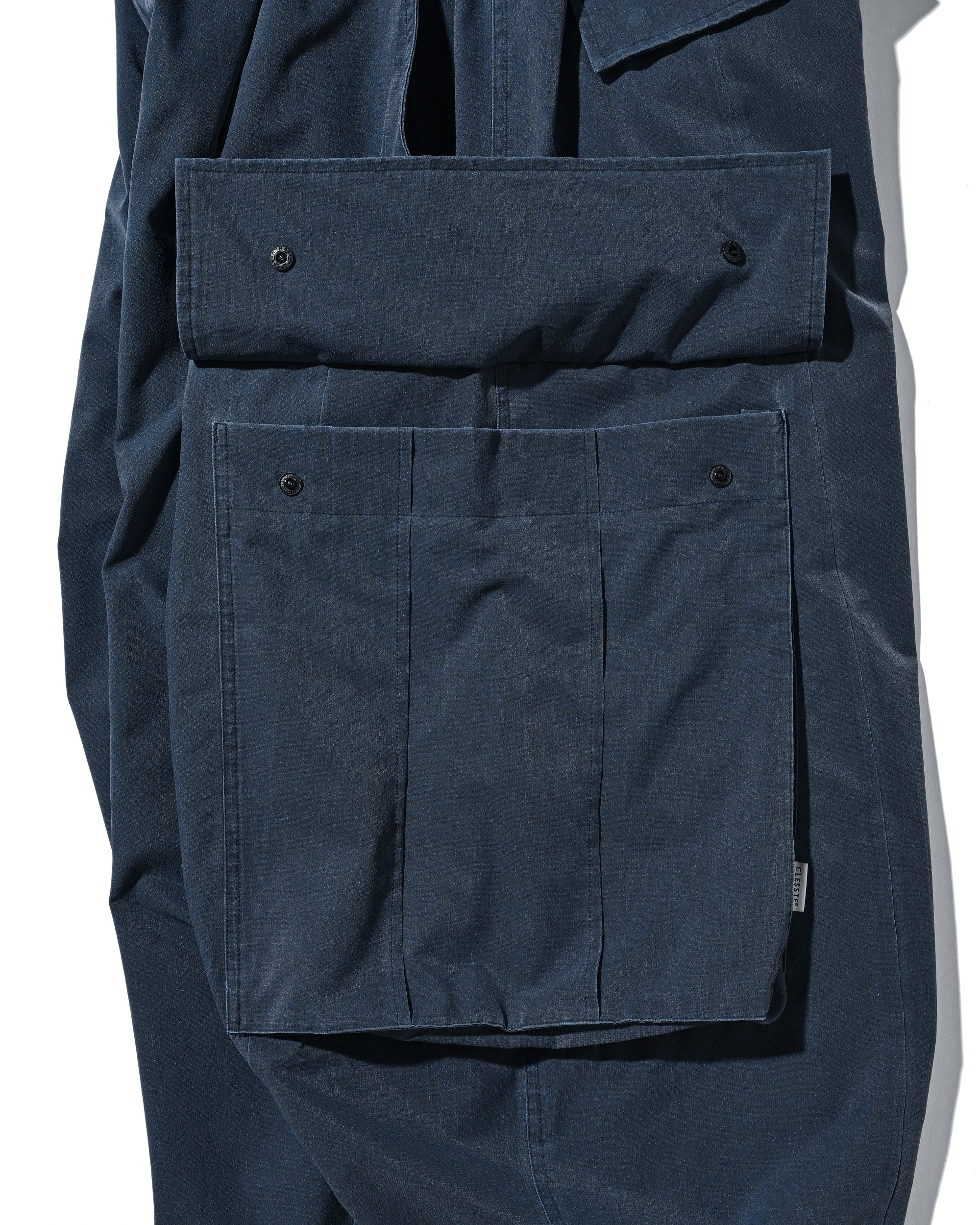 【5.20 WED 20:00- IN STOCK】VINTAGE EFFECT COOLDOTS® CITY MEGA POCKET BALLOON CARGO PANTS(NAVY)