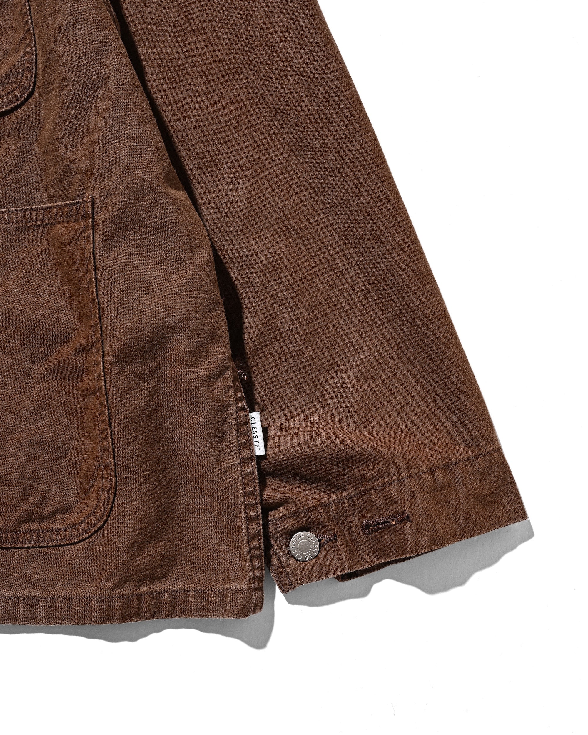 2.4 WED 20:00- IN STOCK】VINTAGE EFFECT P-41 JACKET (BROWN)