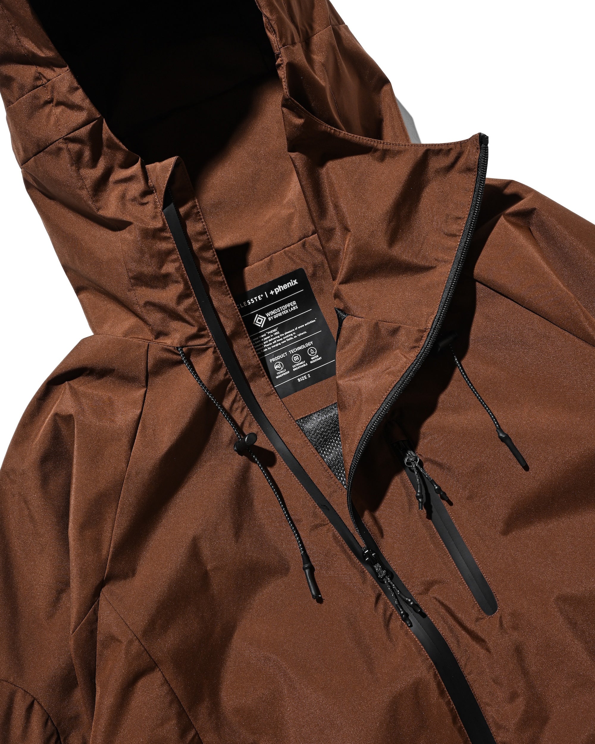 +phenix WINDSTOPPER® by GORE-TEX LABS CITY MOUNTAIN JACKET (CHOCOLATE BROWN)