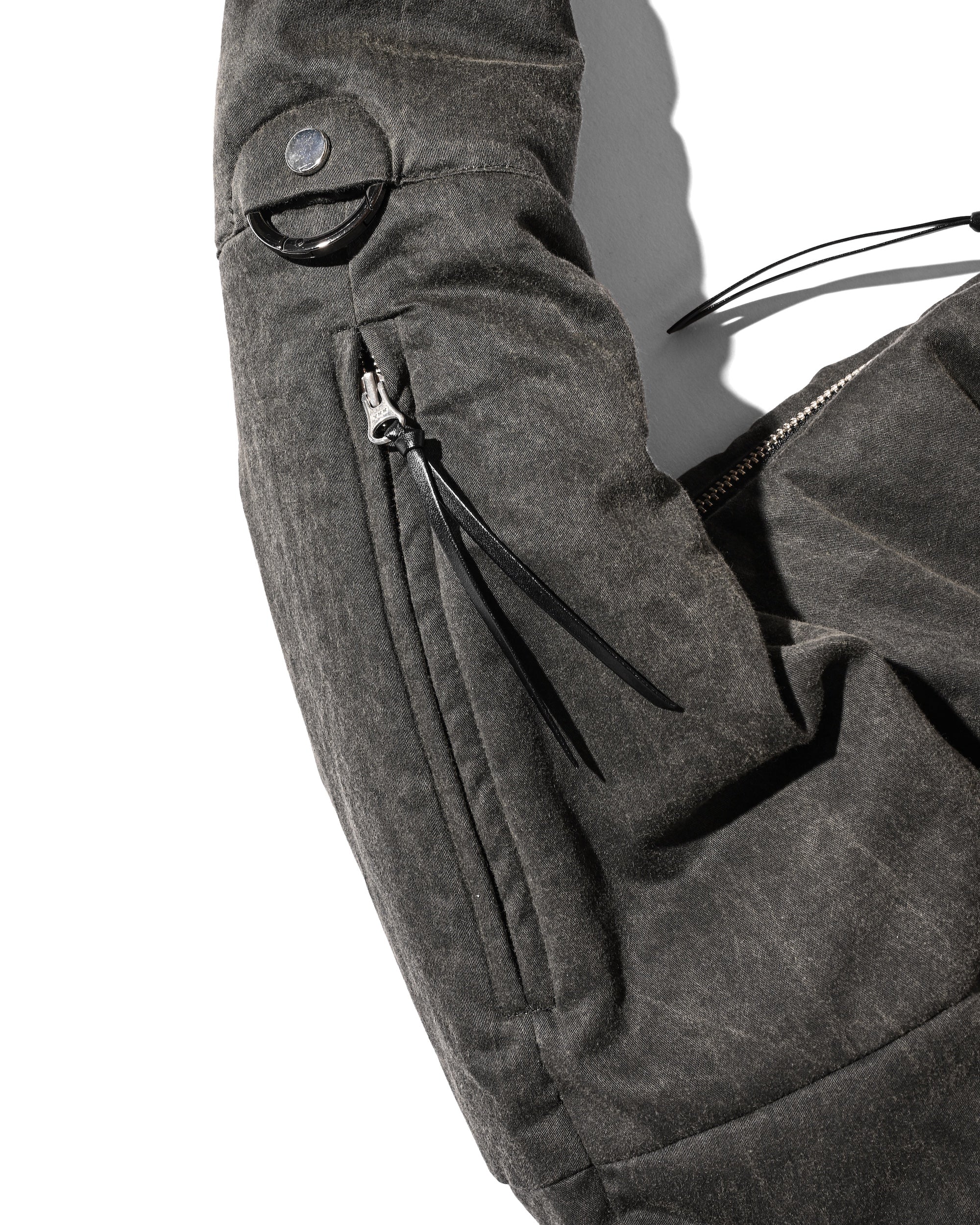 PADDED VINTAGE COTTON SYSTEM BAG LARGE (BLACK)