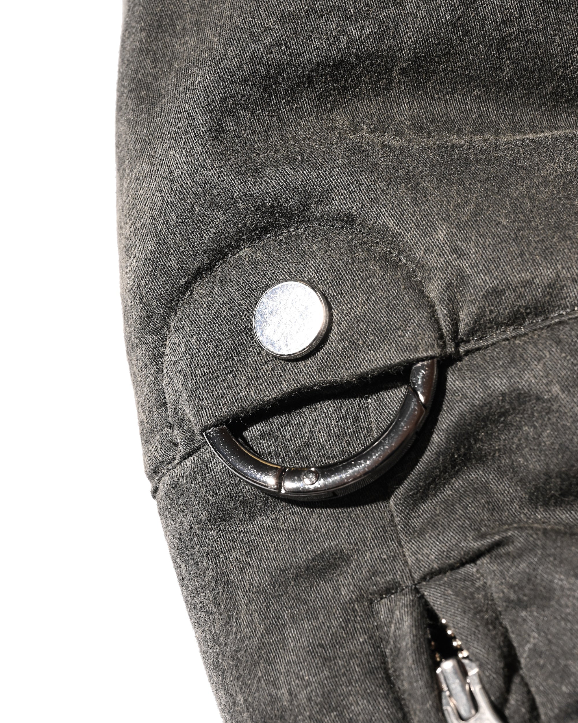 PADDED VINTAGE COTTON SYSTEM BAG LARGE (BLACK)