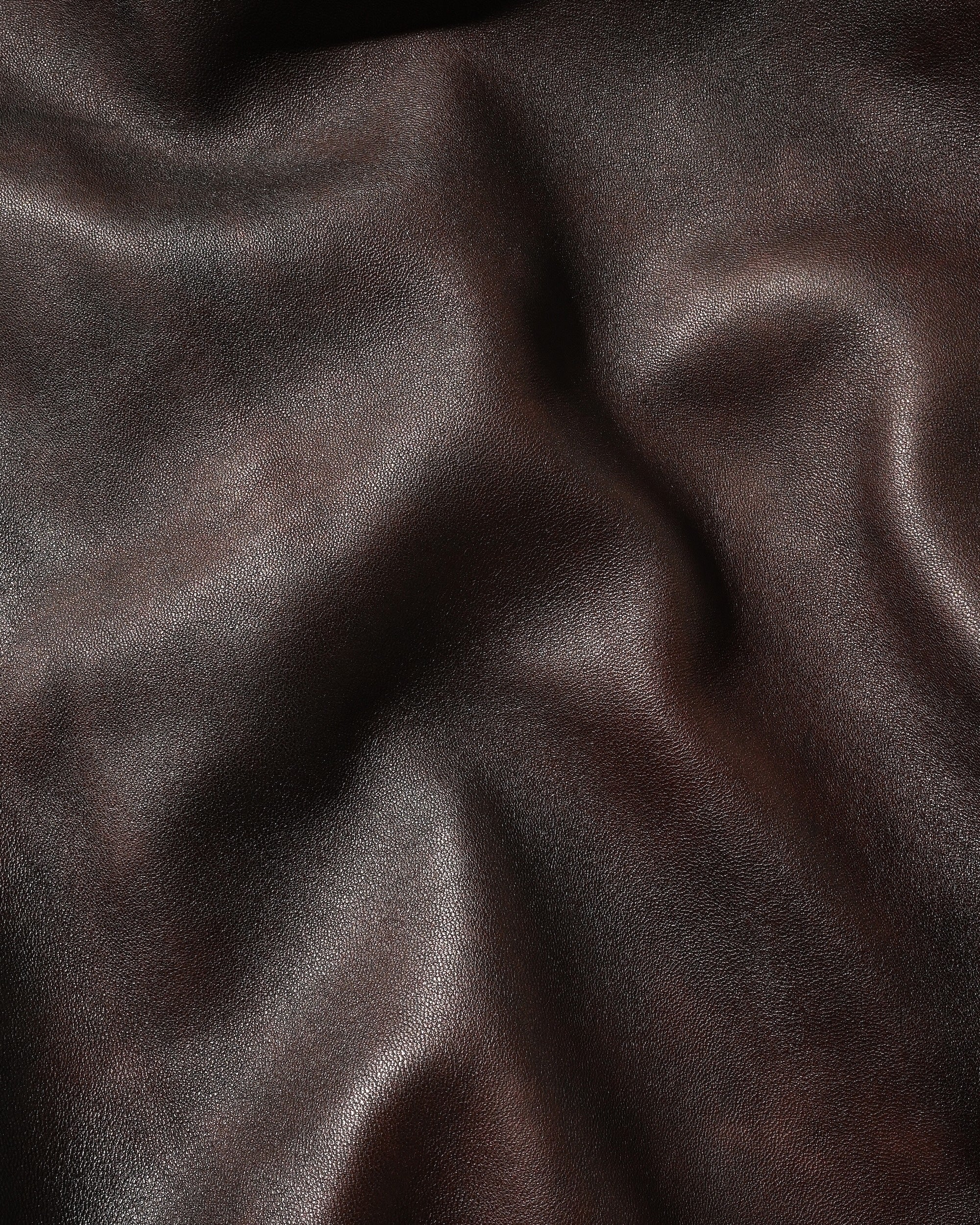 【11.1 SAT 20:00- IN STOCK】SHEEP LEATHER UTILITY JACKET (BROWN)