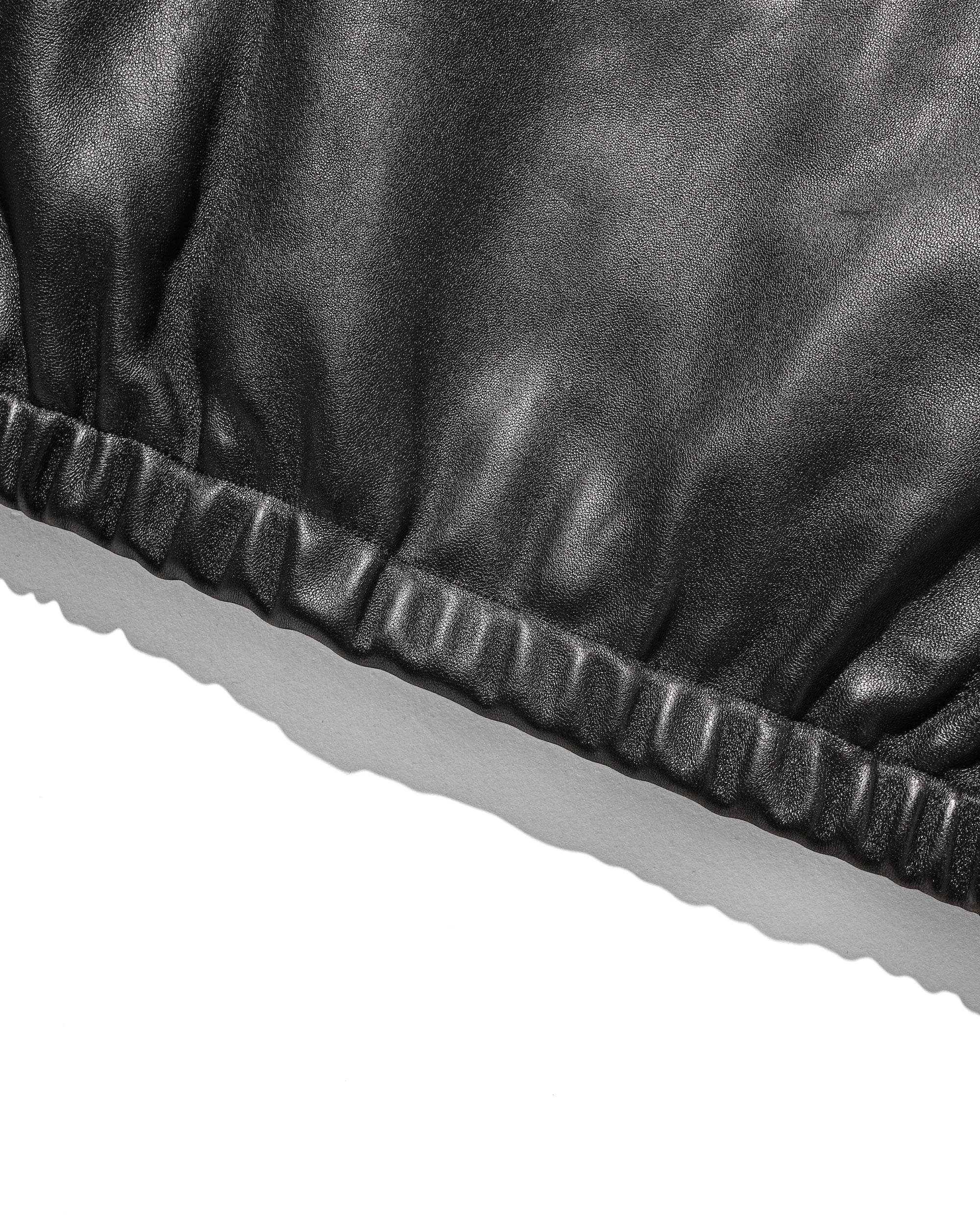 【11.1 SAT 20:00- IN STOCK】SHEEP LEATHER UTILITY JACKET (BLACK)