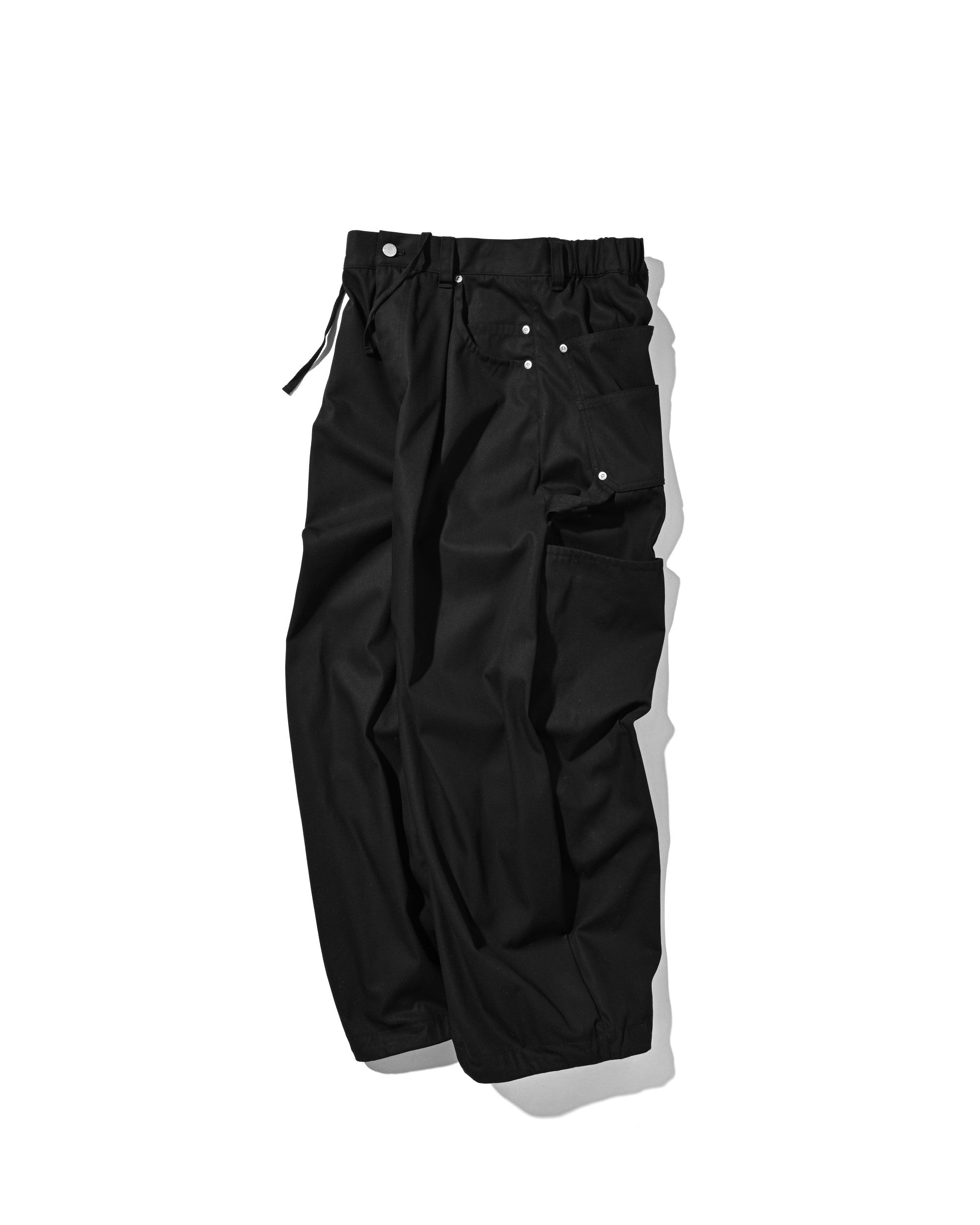 T/C GABARDINE CITY MASSIVE UTILITY PANTS (BLACK)