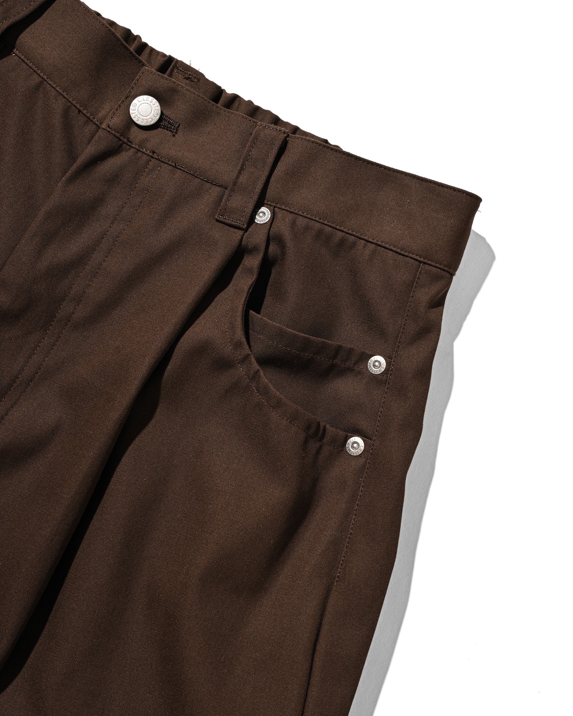 【5.16 SAT 20:00- IN STOCK】T/C GABARDINE CITY MASSIVE UTILITY PANTS (BROWN)