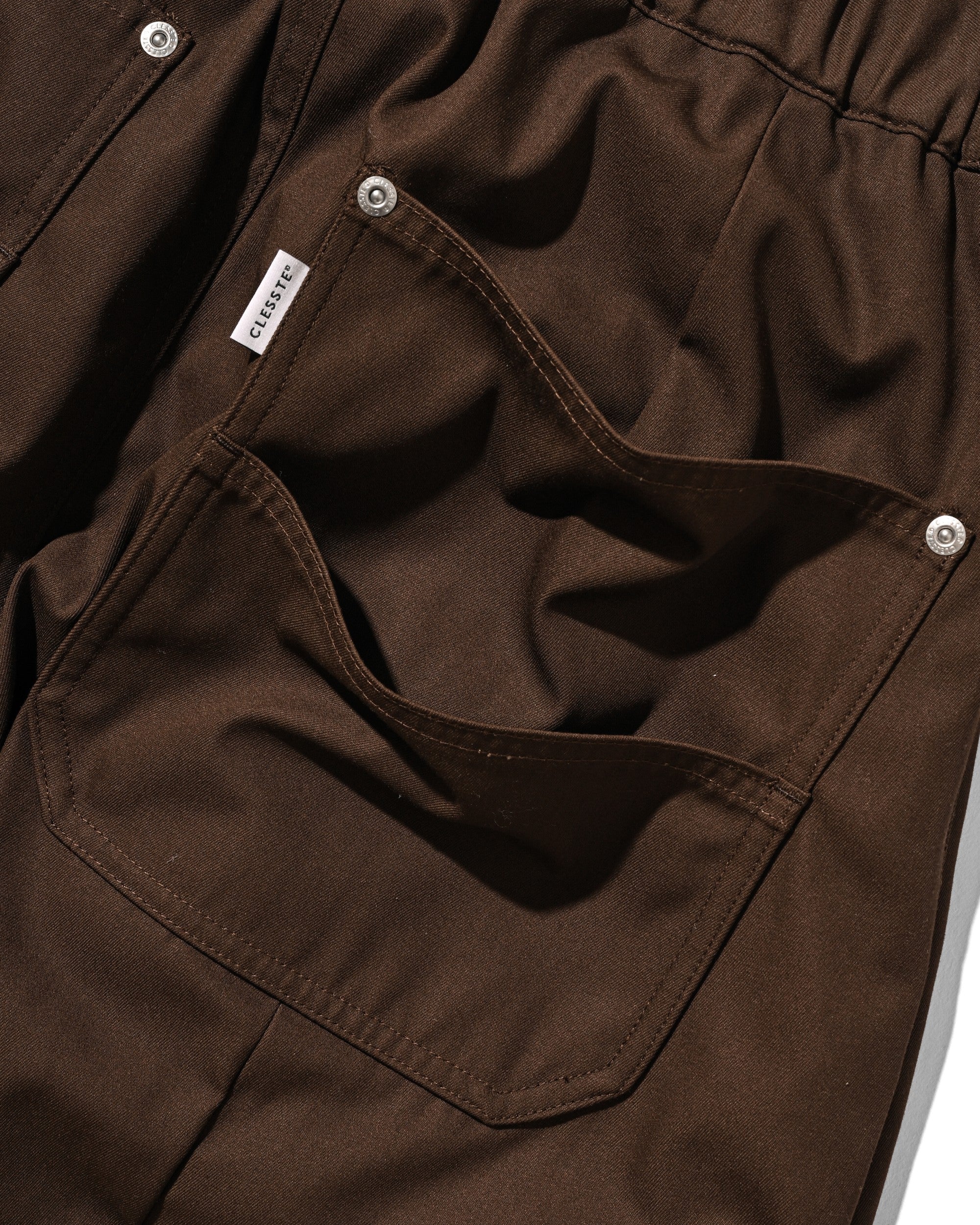 【5.16 SAT 20:00- IN STOCK】T/C GABARDINE CITY MASSIVE UTILITY PANTS (BROWN)