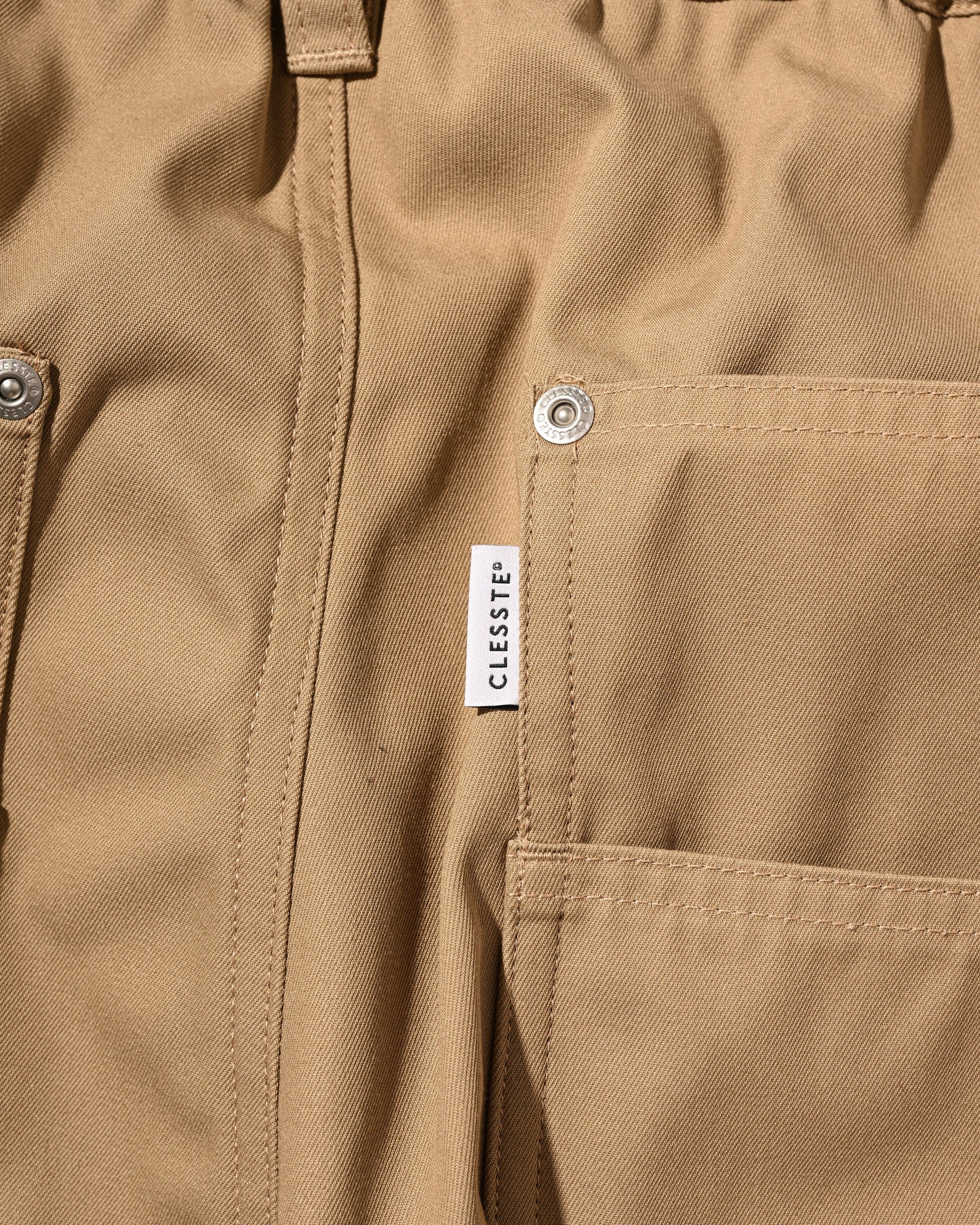 【5.16 SAT 20:00- IN STOCK】T/C GABARDINE CITY MASSIVE UTILITY PANTS (BEIGE)