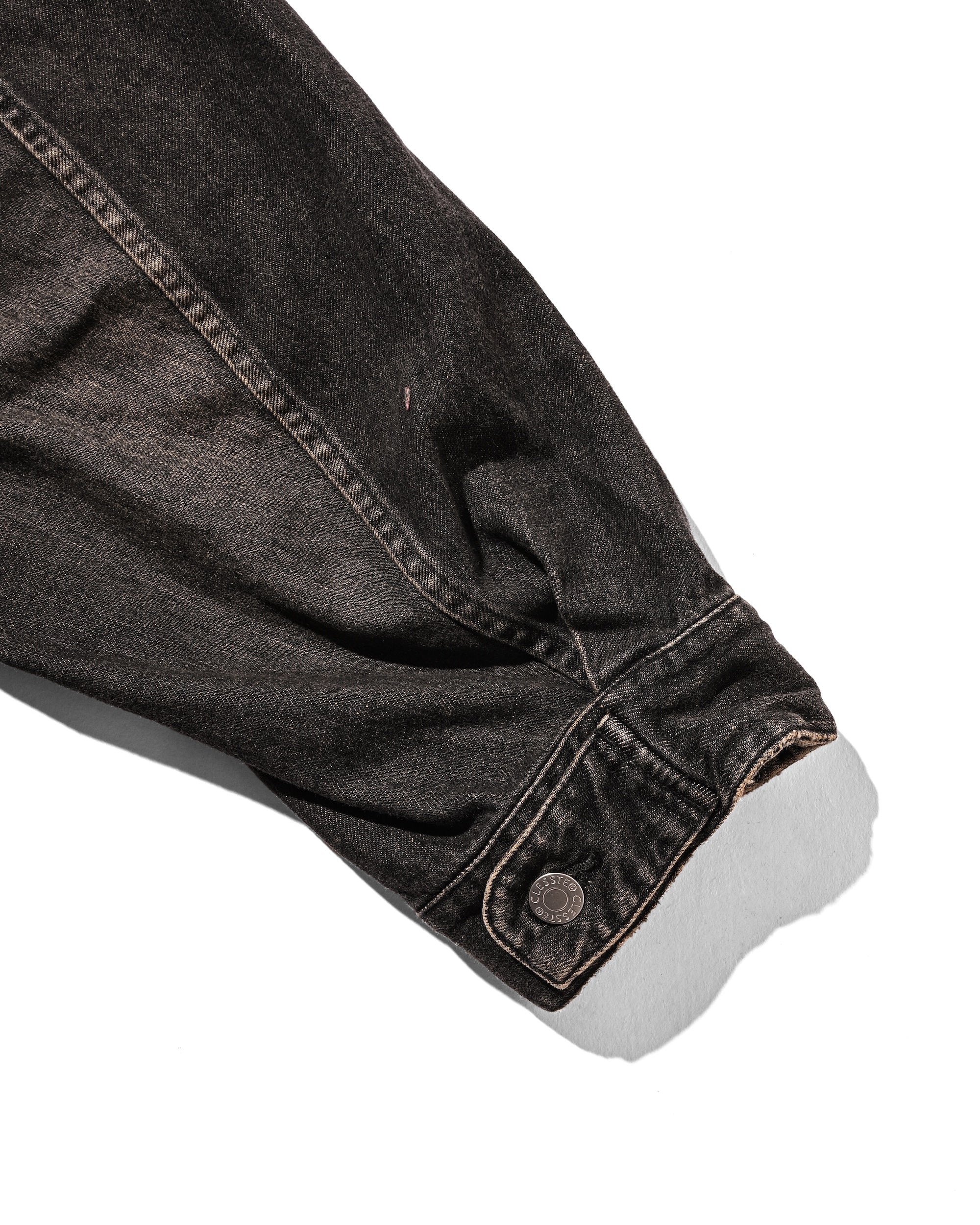 【IN STOCK】VINTAGE DYED SELVEDGE DENIM URBAN JACKET (VINTAGE BLACK)