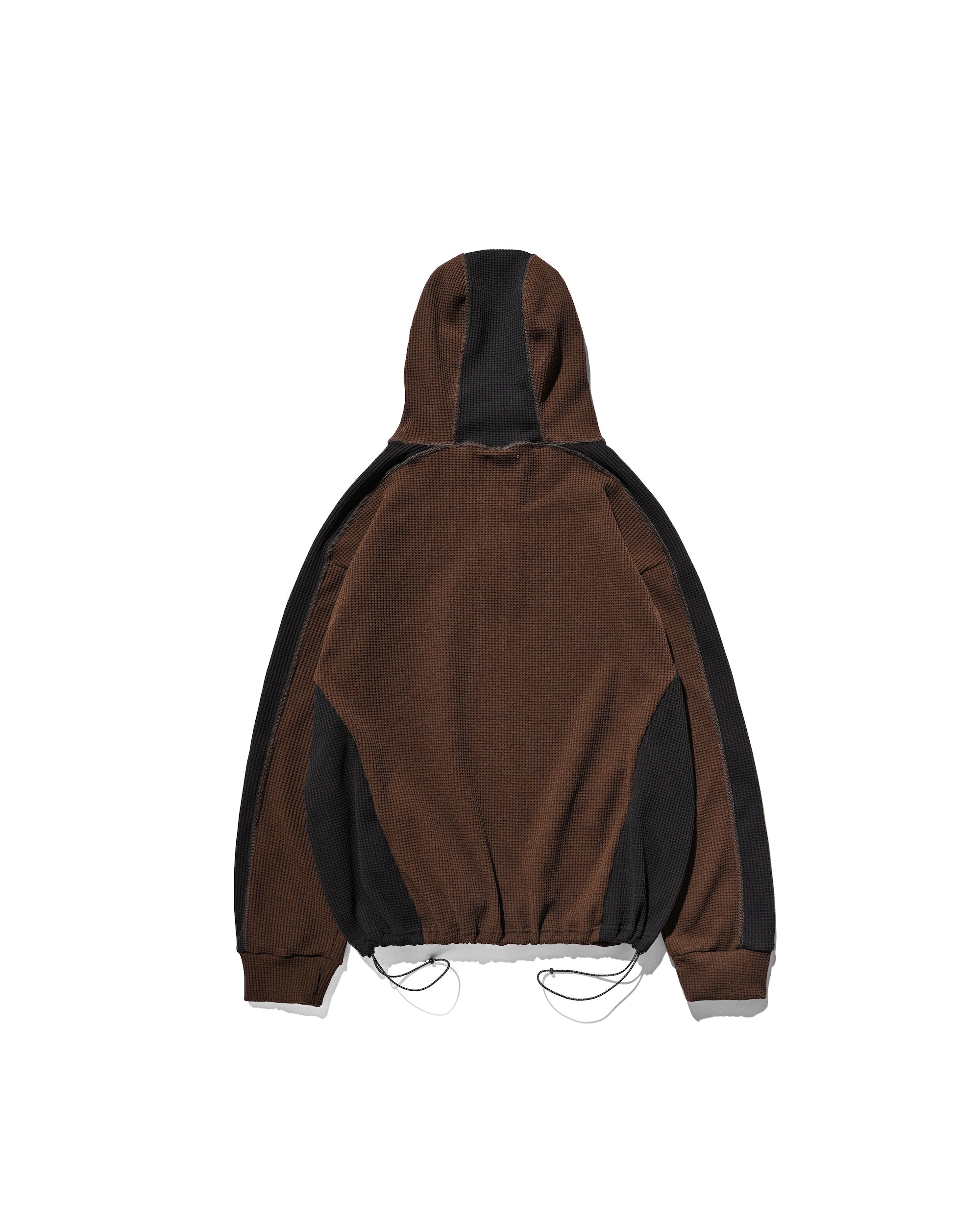 【1.10 SAT 20:00- IN STOCK】CITY LIGHT THERMAL HALF ZIP HOODIE (BROWN×BLACK)