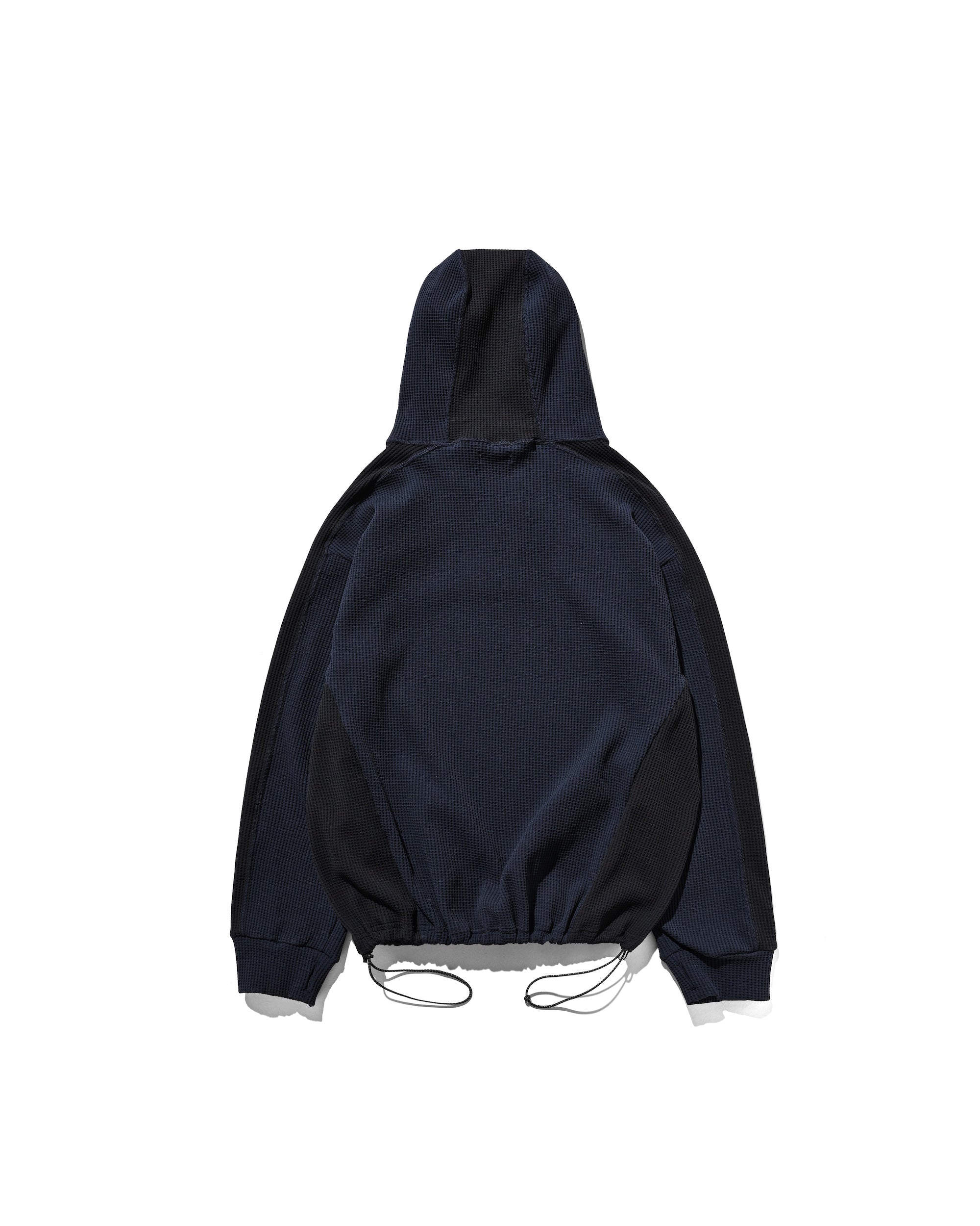 【1.10 SAT 20:00- IN STOCK】CITY LIGHT THERMAL HALF ZIP HOODIE (NAVY×BLACK)