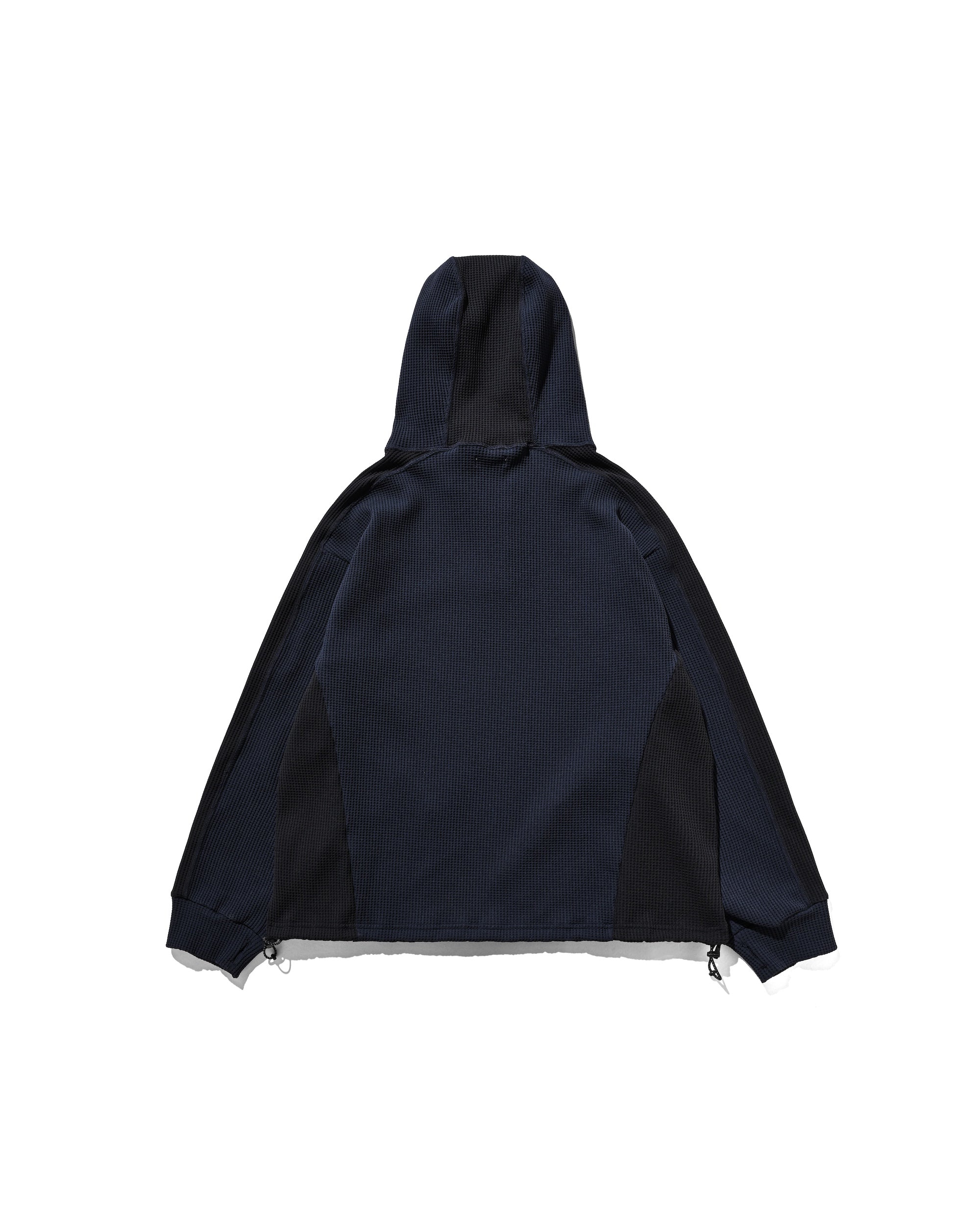 1.10 SAT 20:00- IN STOCK】CITY LIGHT THERMAL HALF ZIP HOODIE (NAVY×BLA