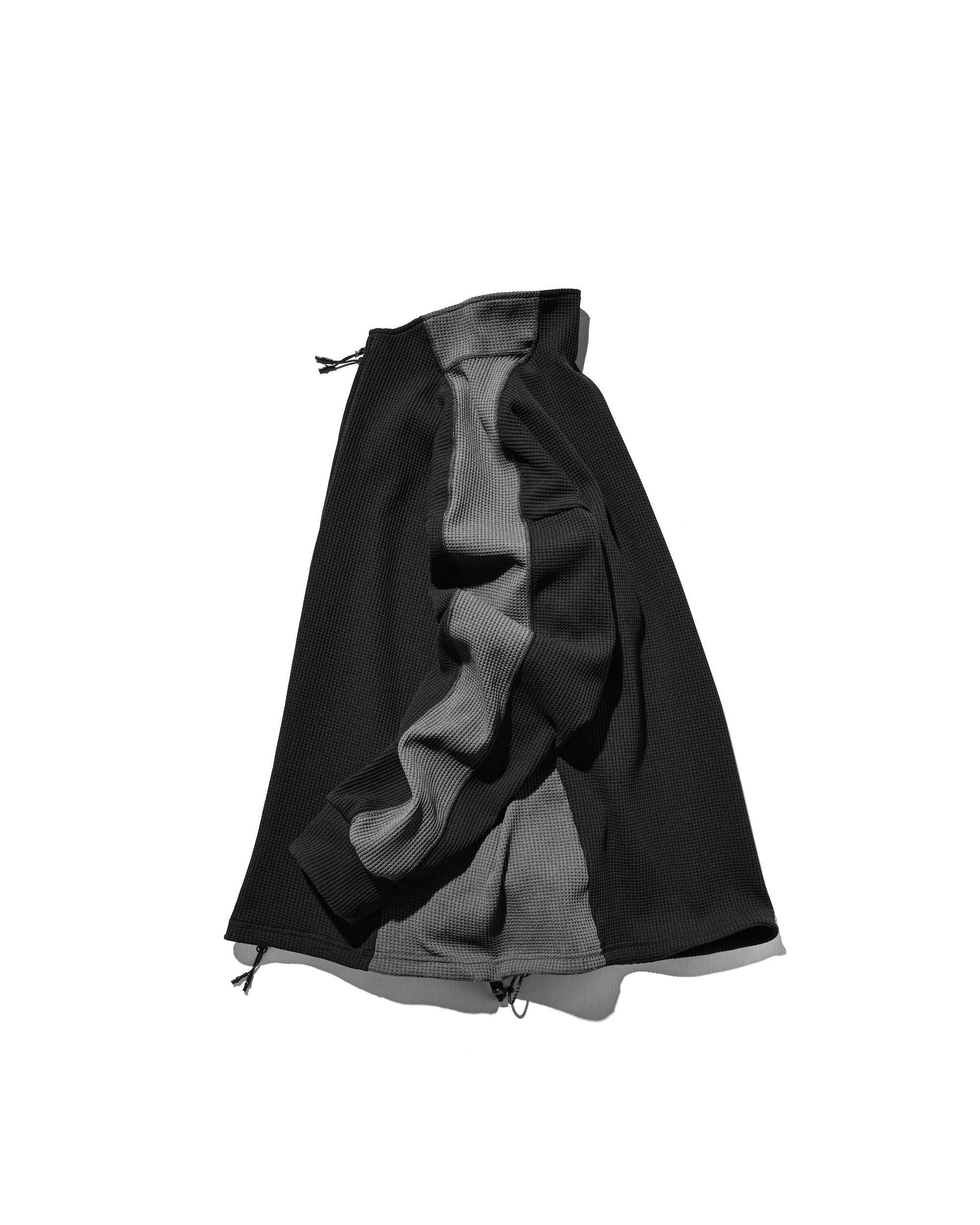 CITY LIGHT THERMAL ZIP UP (BLACK×GRAY)