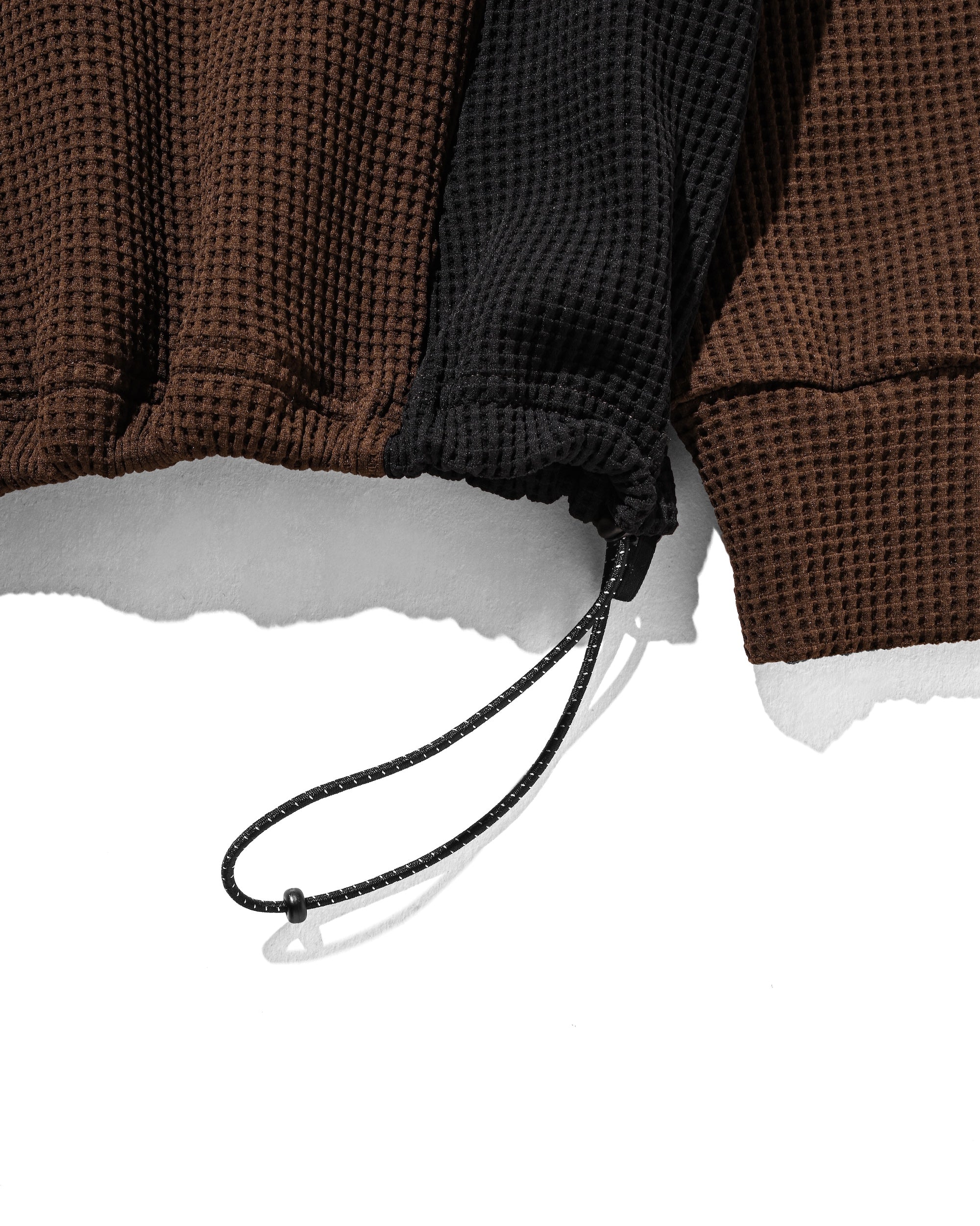 CITY LIGHT THERMAL ZIP UP (BROWN×BLACK)