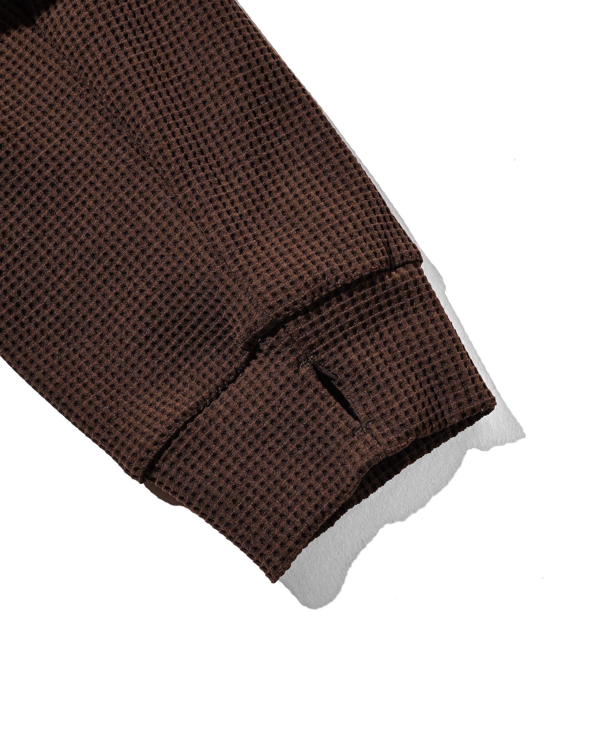 CITY LIGHT THERMAL ZIP UP (BROWN×BLACK)