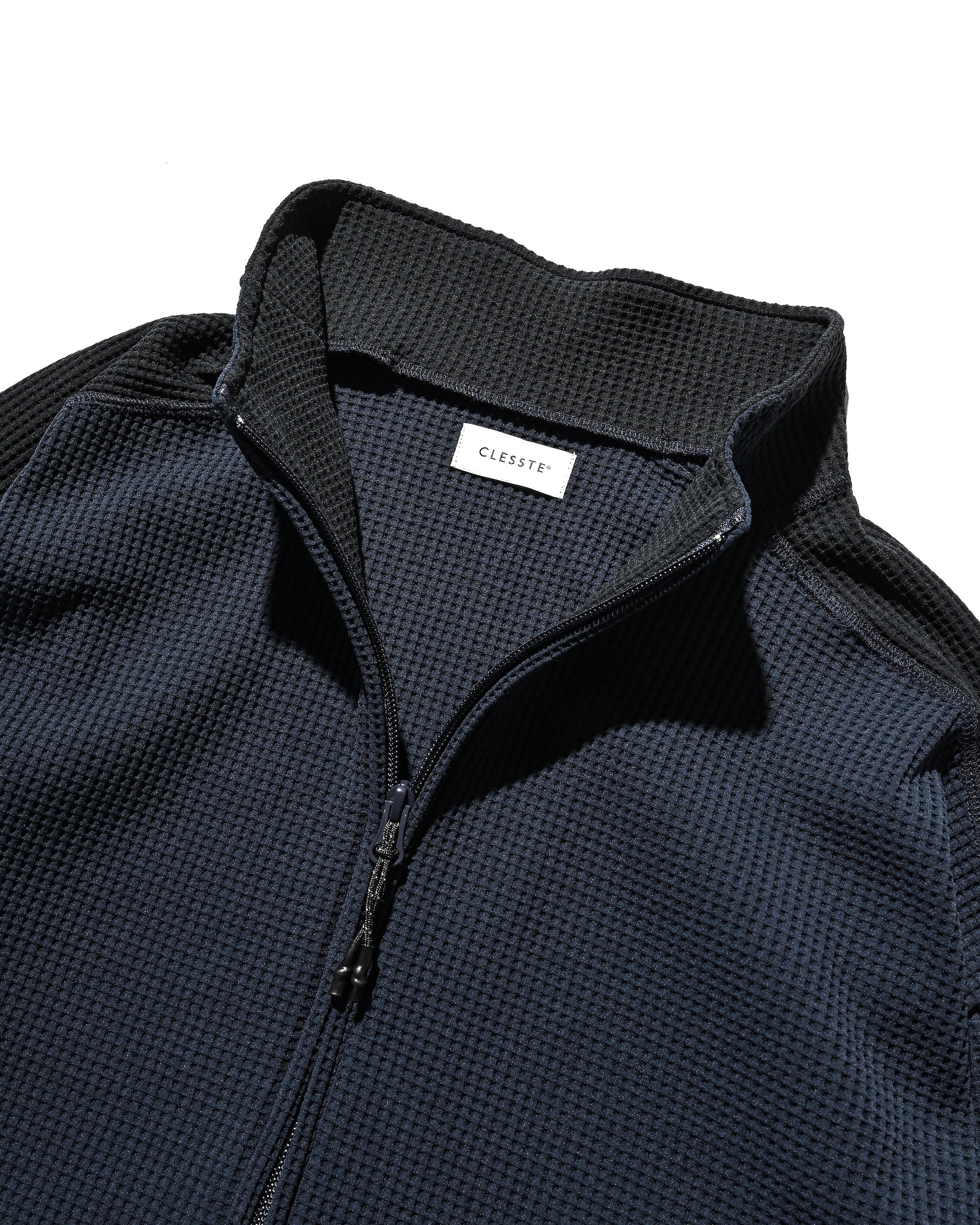 CITY LIGHT THERMAL ZIP UP (NAVY×BLACK)