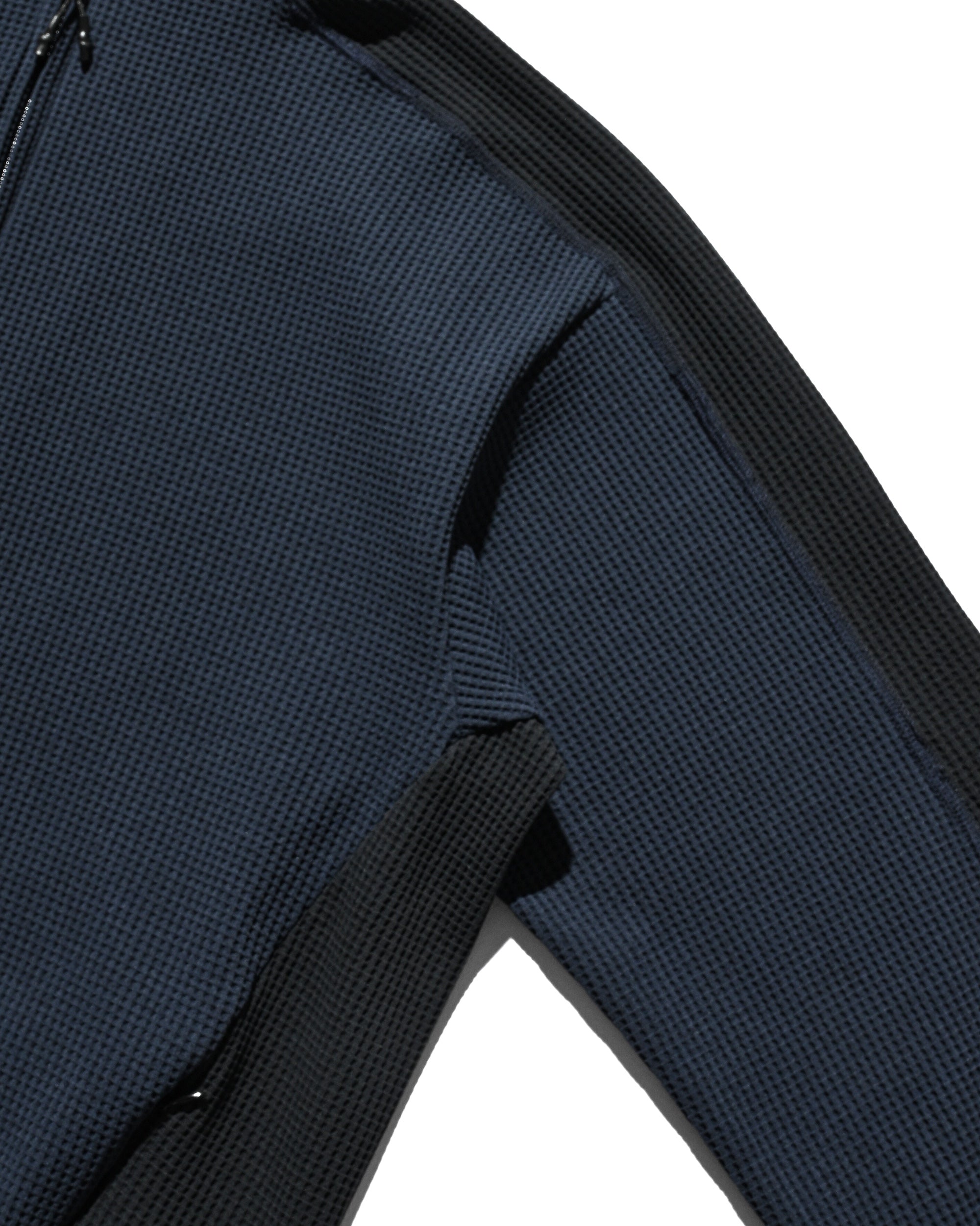 CITY LIGHT THERMAL ZIP UP (NAVY×BLACK)