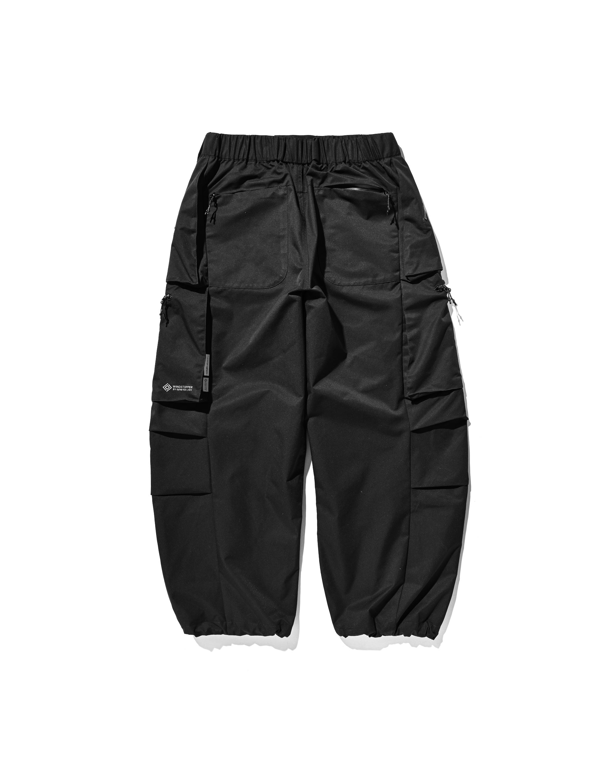 +phenix WINDSTOPPER® by GORE-TEX LABS TWILL CITY MILITARY CURVE PANTS (BLACK)