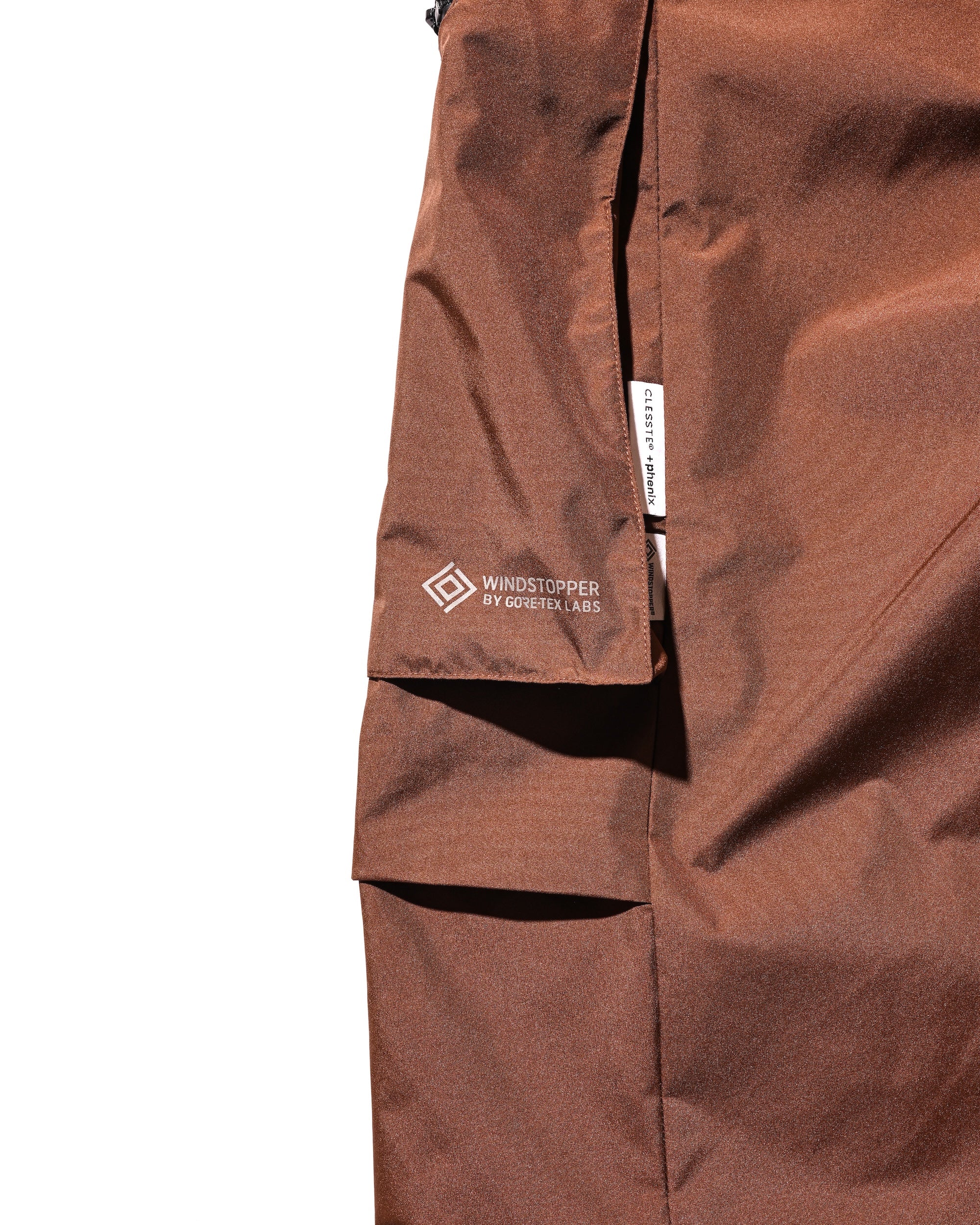 +phenix WINDSTOPPER® by GORE-TEX LABS CITY MILITARY CURVE PANTS (CHOCOLATE BROWN)