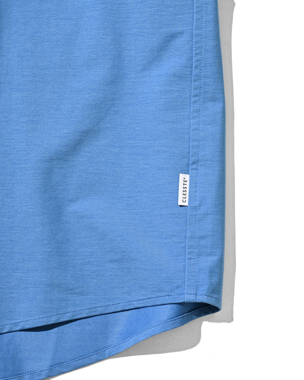 【8.5 WED 20:00- IN STOCK】46G KNIT EVERYDAY S/S SHIRT (SAX BLUE)