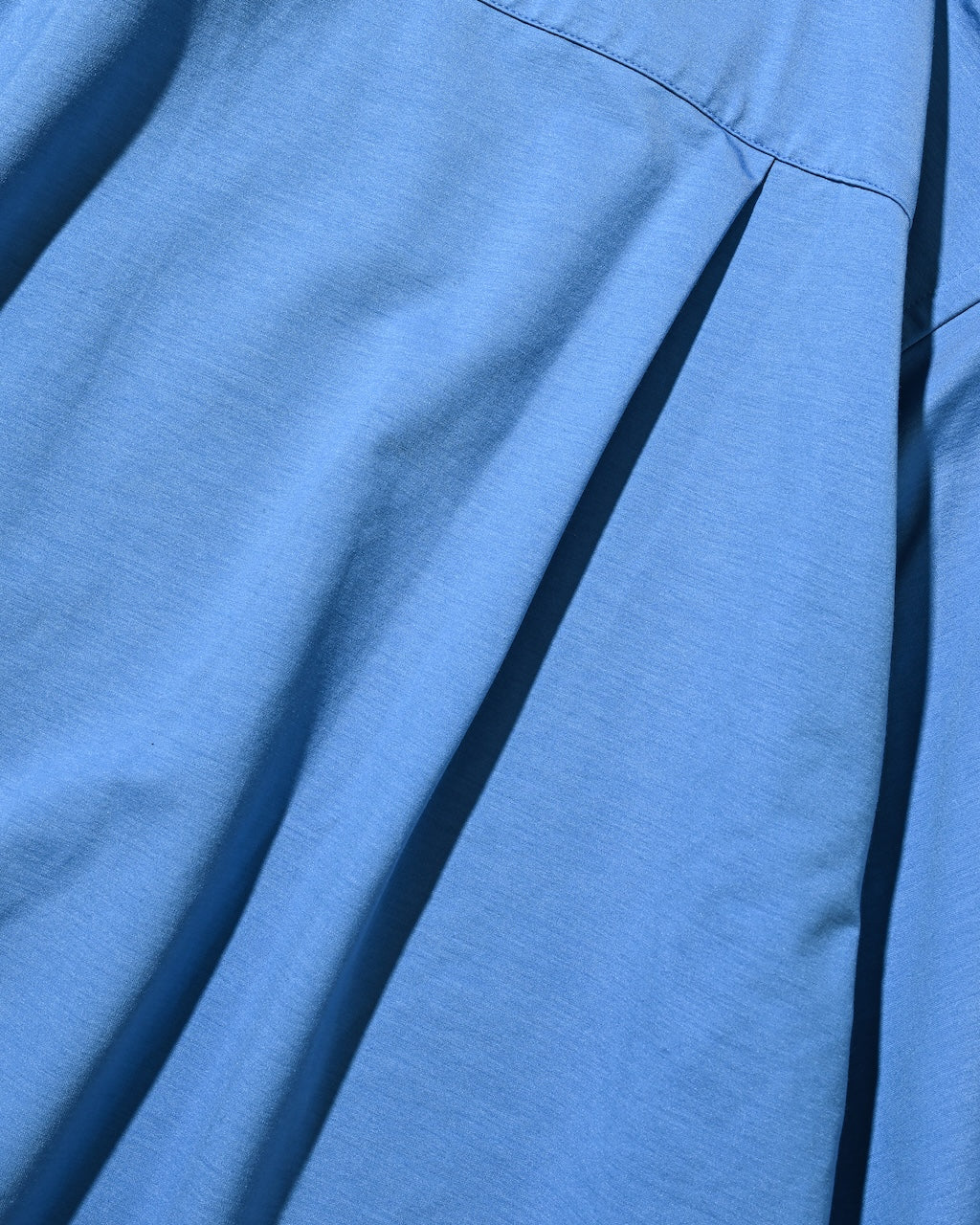 【8.5 WED 20:00- IN STOCK】46G KNIT EVERYDAY S/S SHIRT (SAX BLUE)