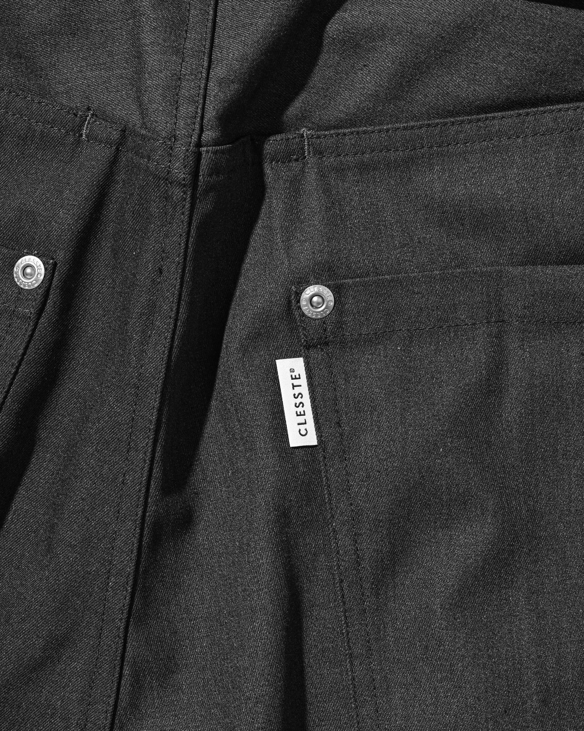 【8.5 WED 20:00- IN STOCK】T/C GABARDINE CITY WIDE STRAIGHT PANTS (CHARCOAL)