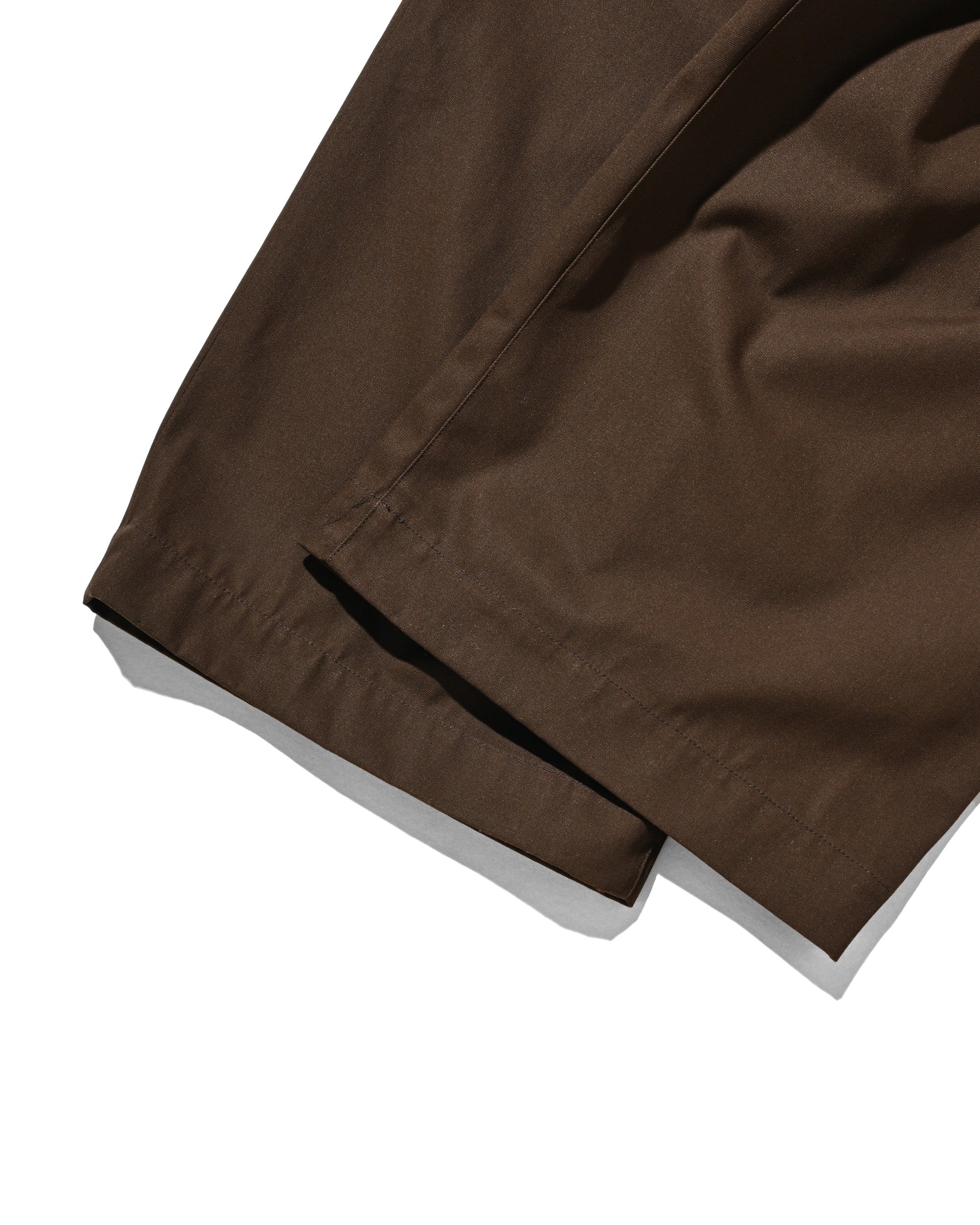 【8.5 WED 20:00- IN STOCK】T/C CITY WIDE STRAIGHT PANTS (BROWN)