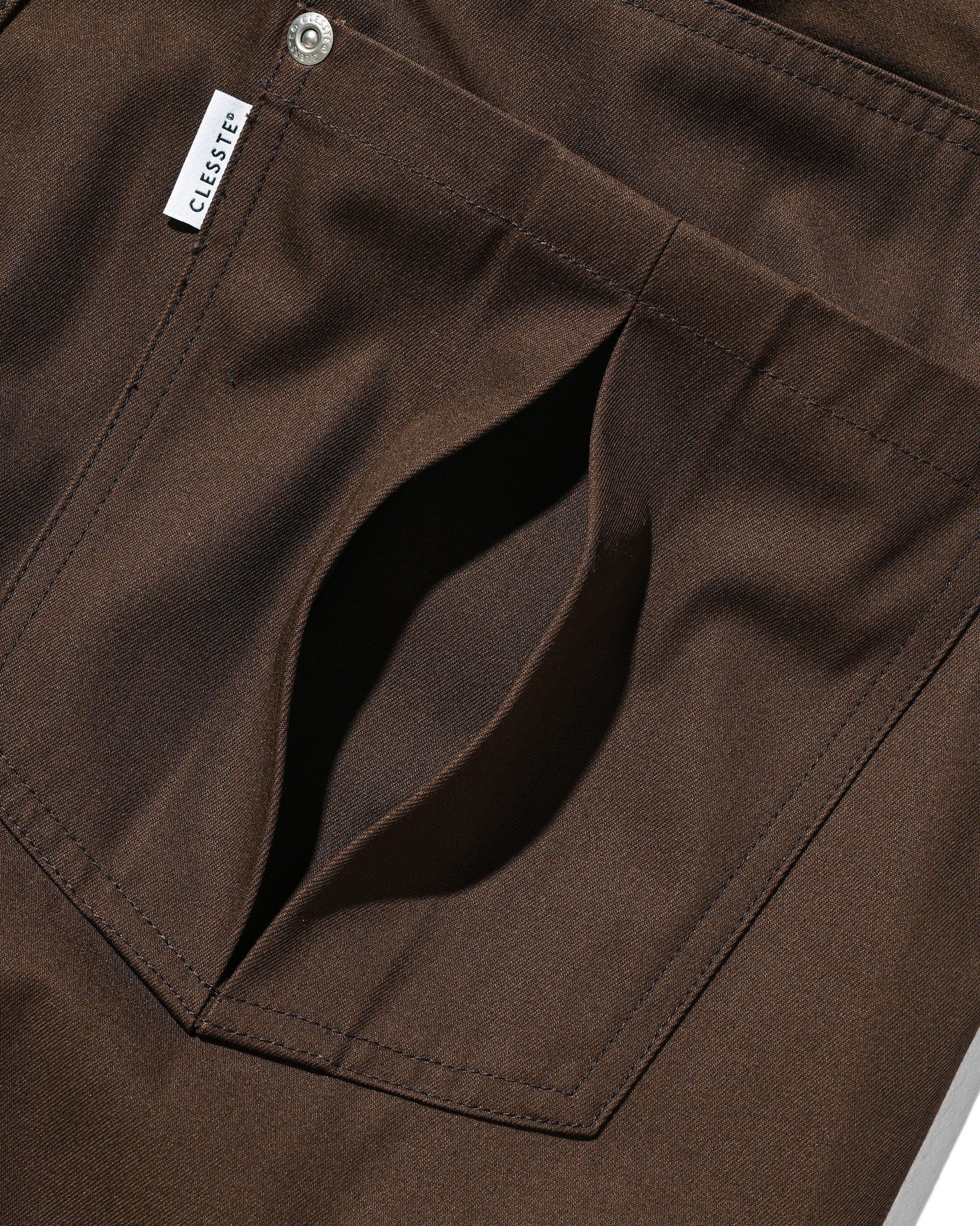 【8.5 WED 20:00- IN STOCK】T/C CITY WIDE STRAIGHT PANTS (BROWN)