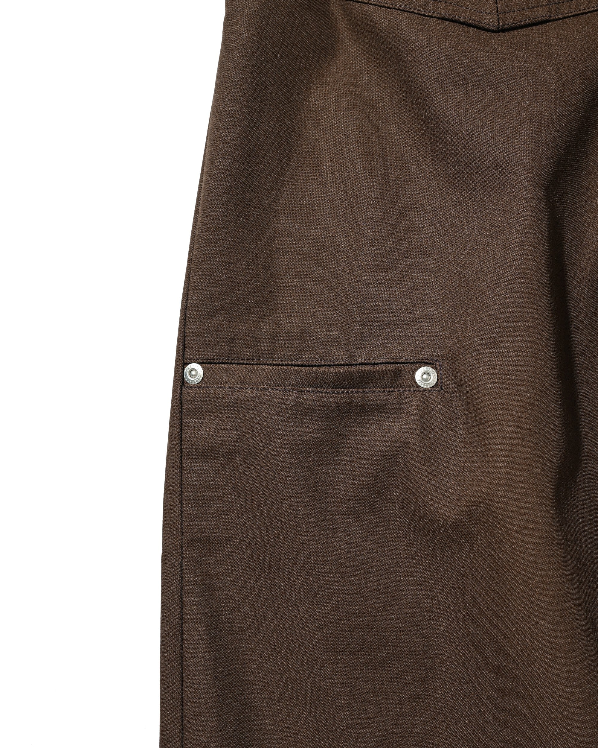 【8.5 WED 20:00- IN STOCK】T/C CITY WIDE STRAIGHT PANTS (BROWN)