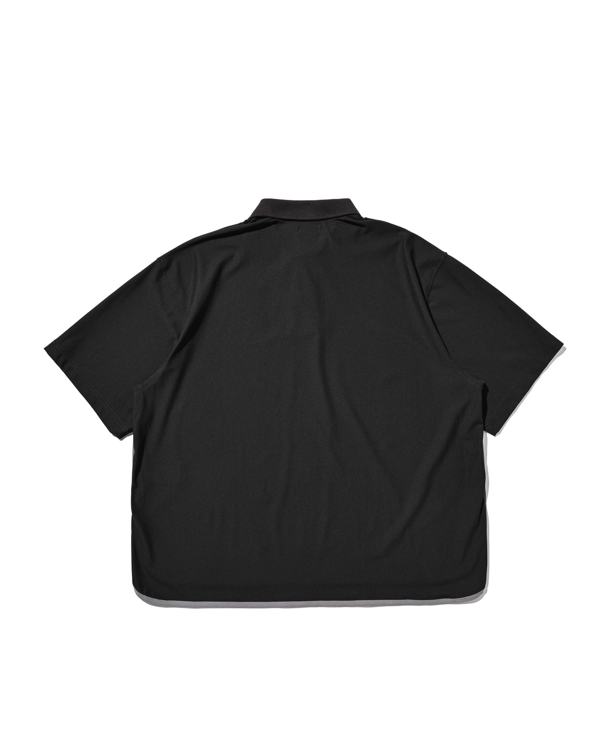 【6.24 WED 20:00- IN STOCK】TECH TEXTURED CITY S/S POLO (CHARCOAL GRAY)
