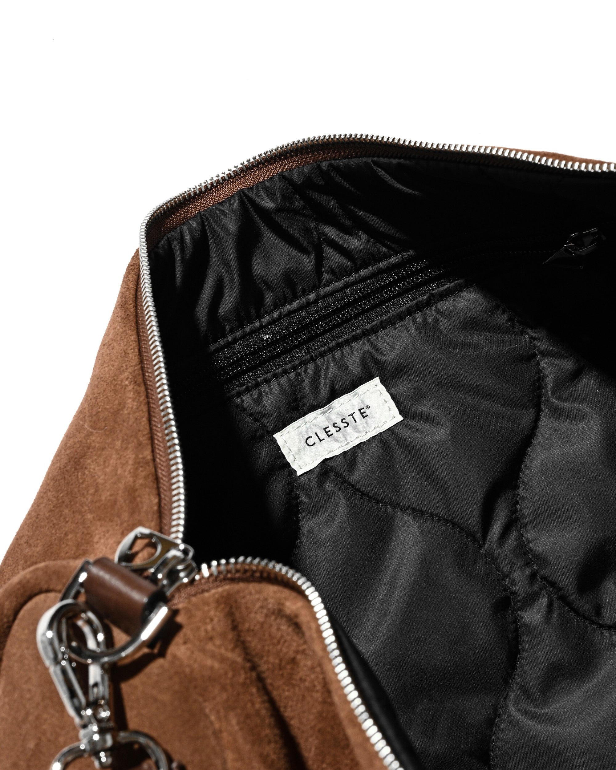 SUEDE DAYOFF BAG LARGE (BROWN)
