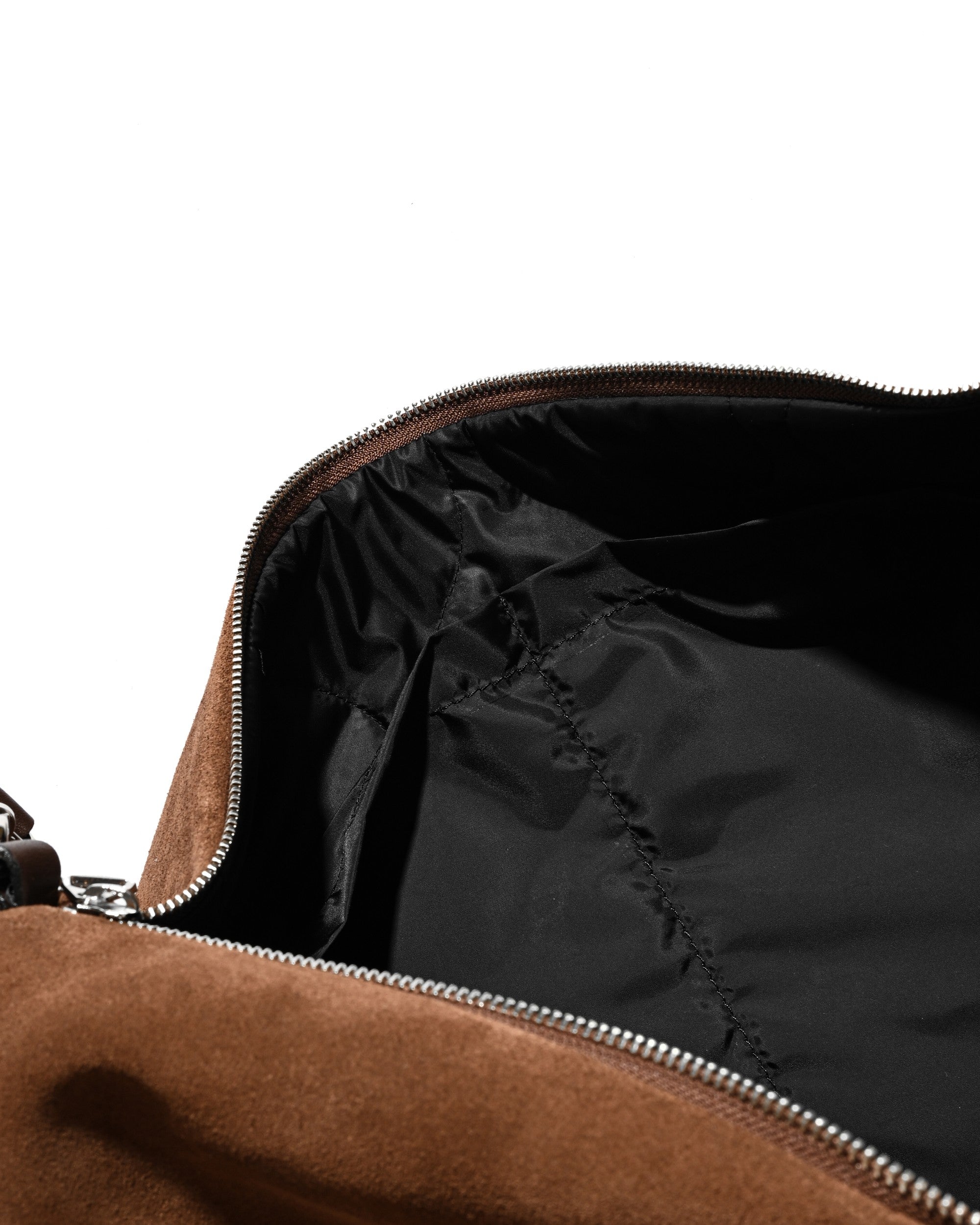 SUEDE DAYOFF BAG LARGE (BROWN)