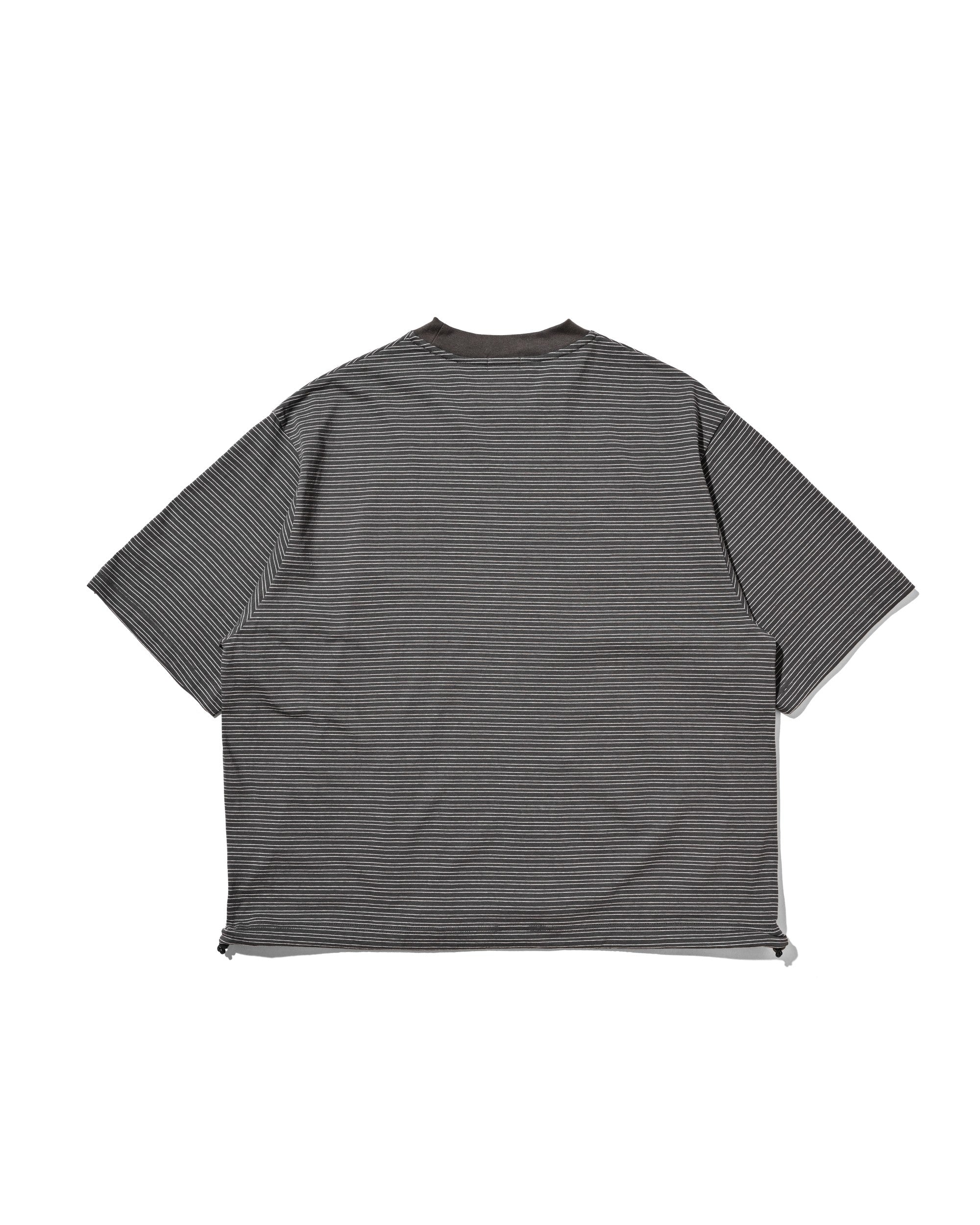 トップス clesste t-shirt with drawstrings 5.27 WED 20:00- IN STOCK】MICRO STRIPE S/S T-SHIRT WITH DRAWSTRINGS (G