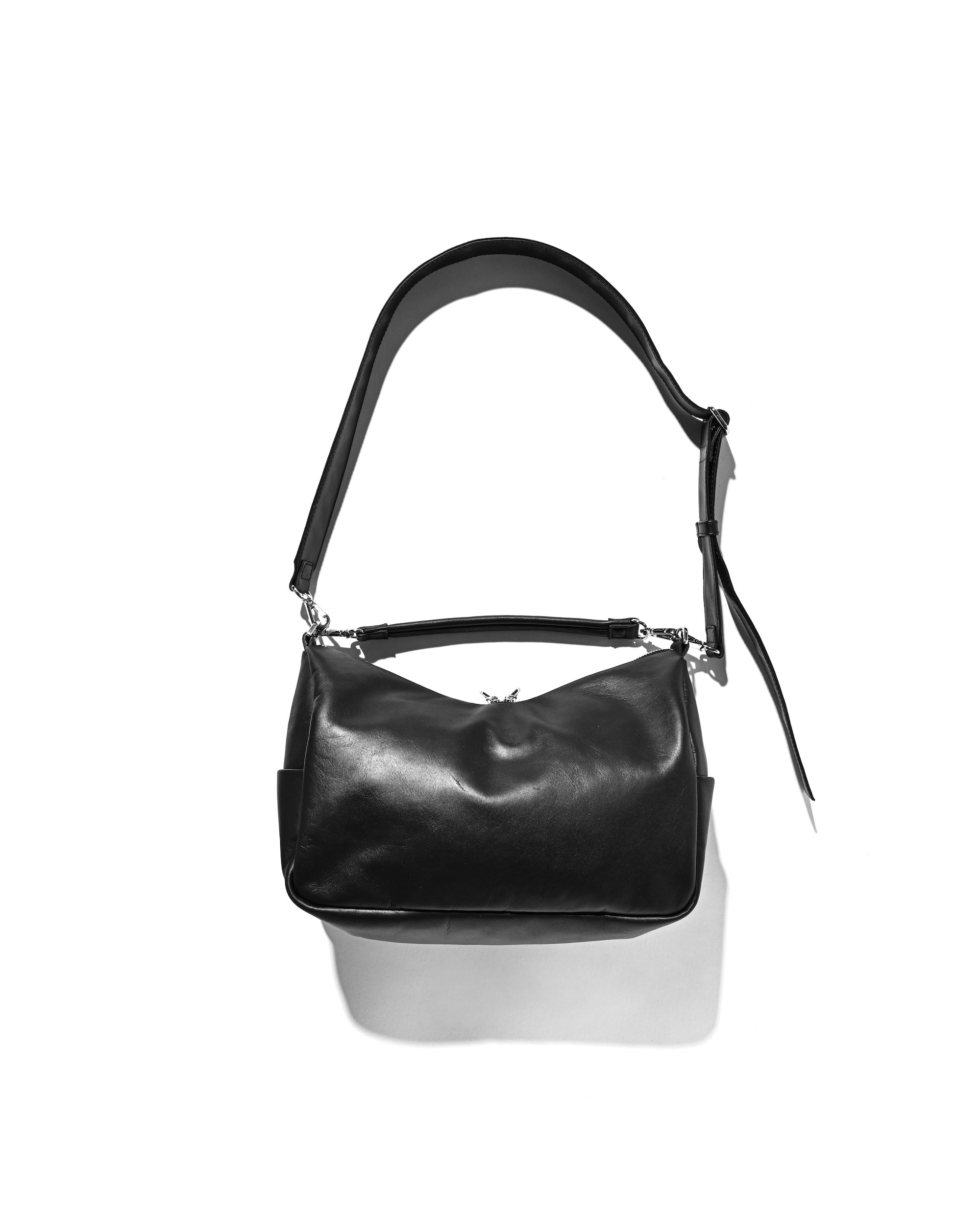 LEATHER DAYOFF BAG (BLACK)