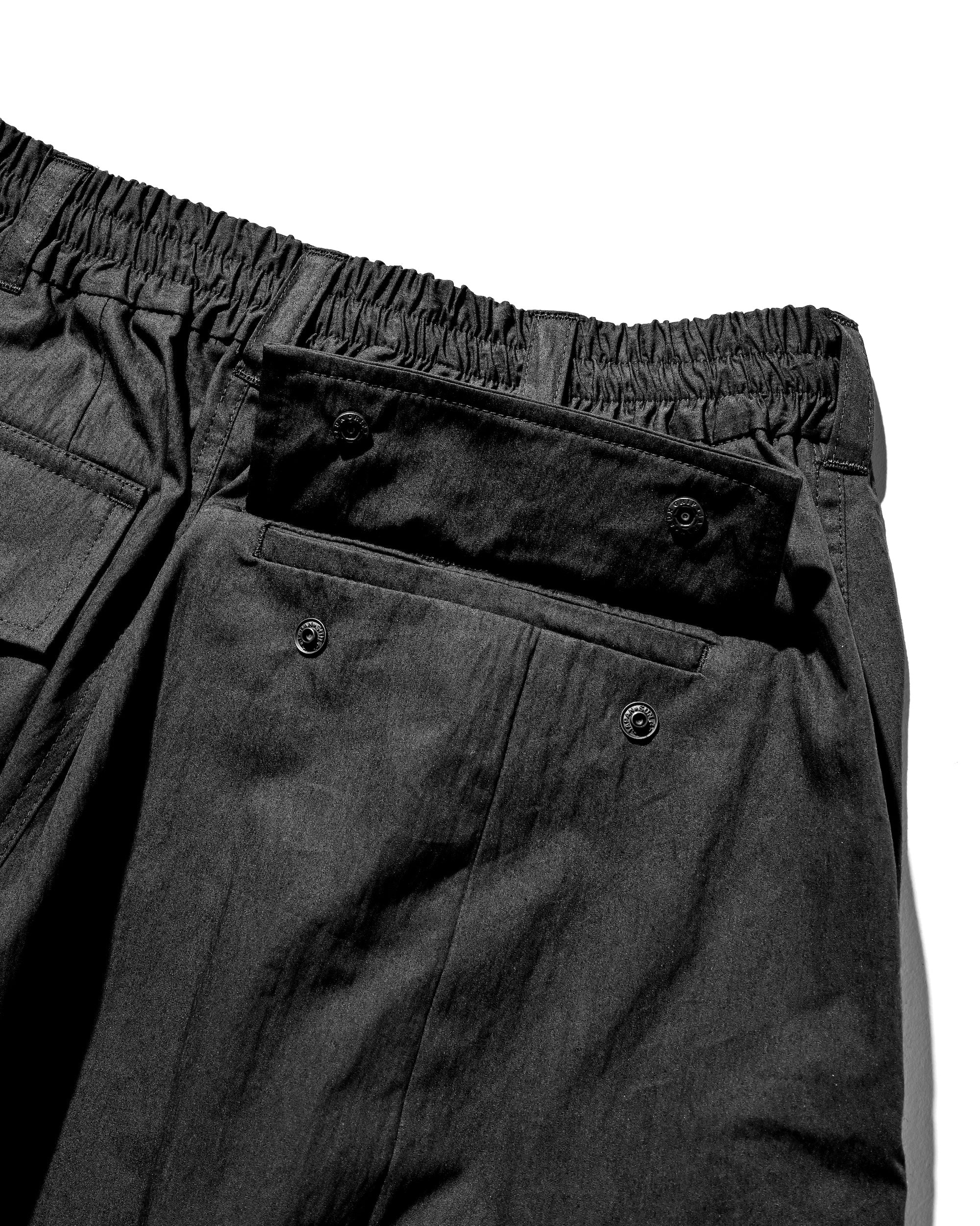 【11.26 WED 20:00- IN STOCK】MEGA POCKET BALLOON CARGO PANTS (BLACK)