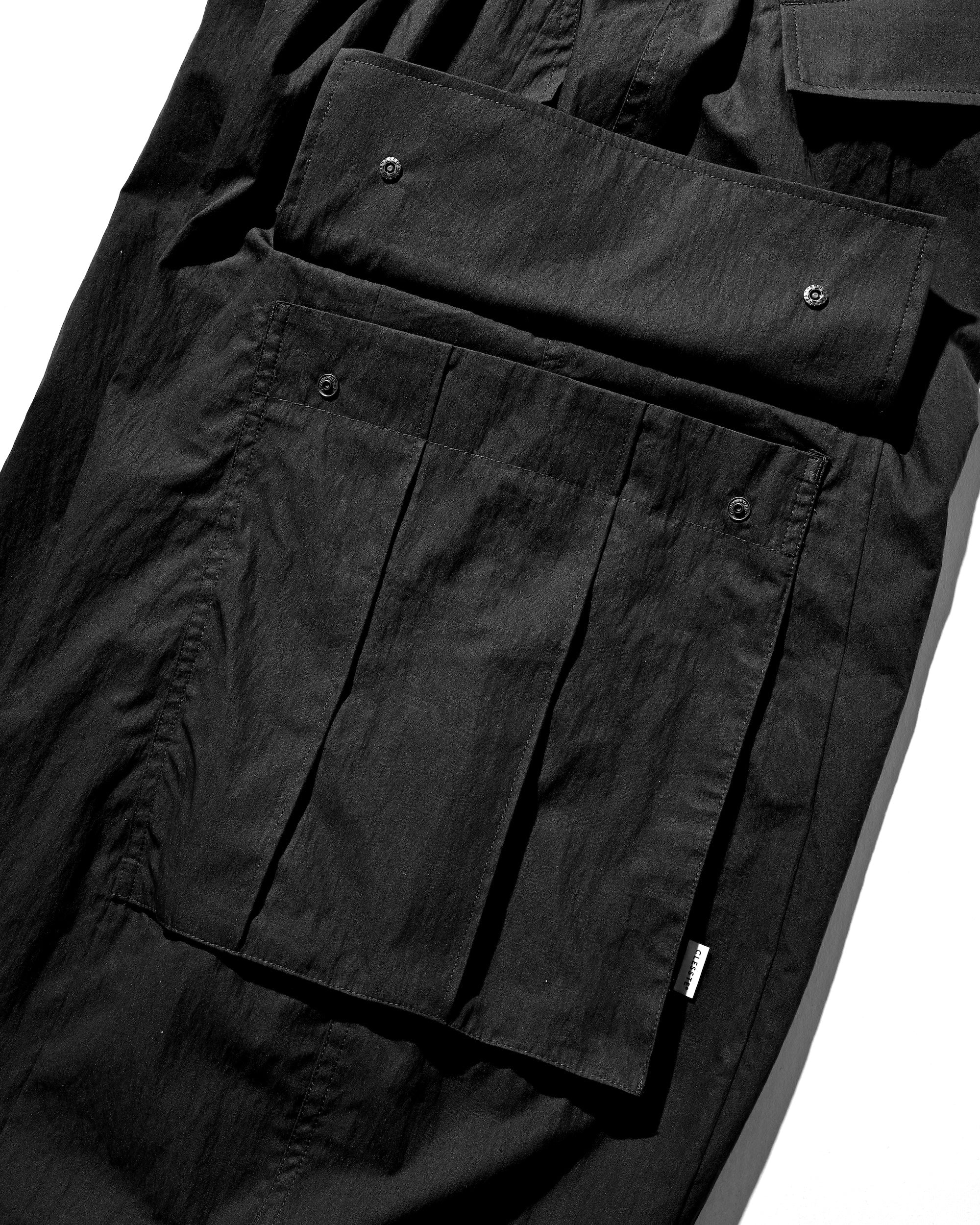 MEGA POCKET BALLOON CARGO PANTS (BLACK)