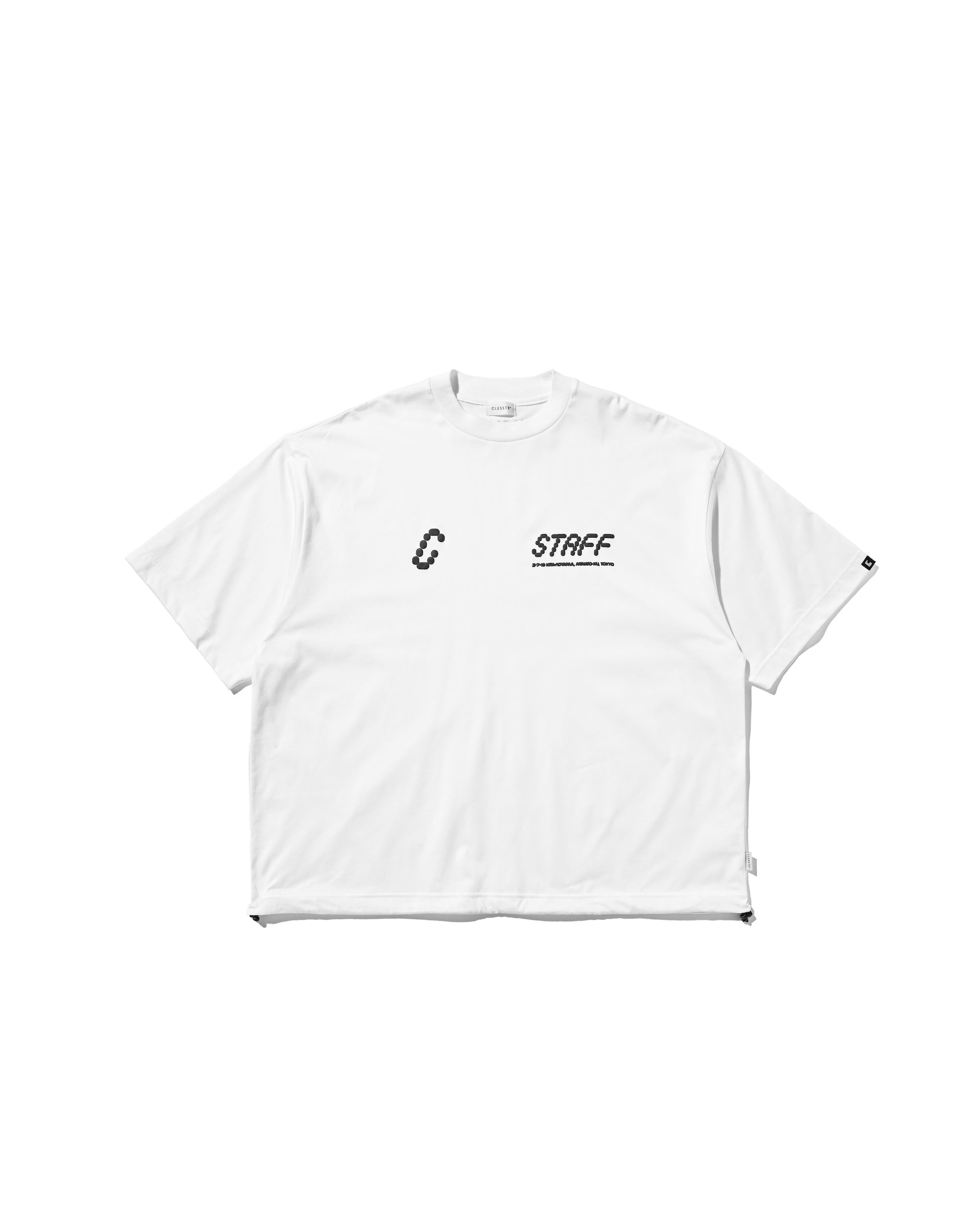 トップス PROFESSIONAL S/S T-SHIRT (WHITE) XL 7.19 SAT 20:00- IN STOCK】STAFF T-SHIRT WITH DRAWSTRINGS (WHITE)
