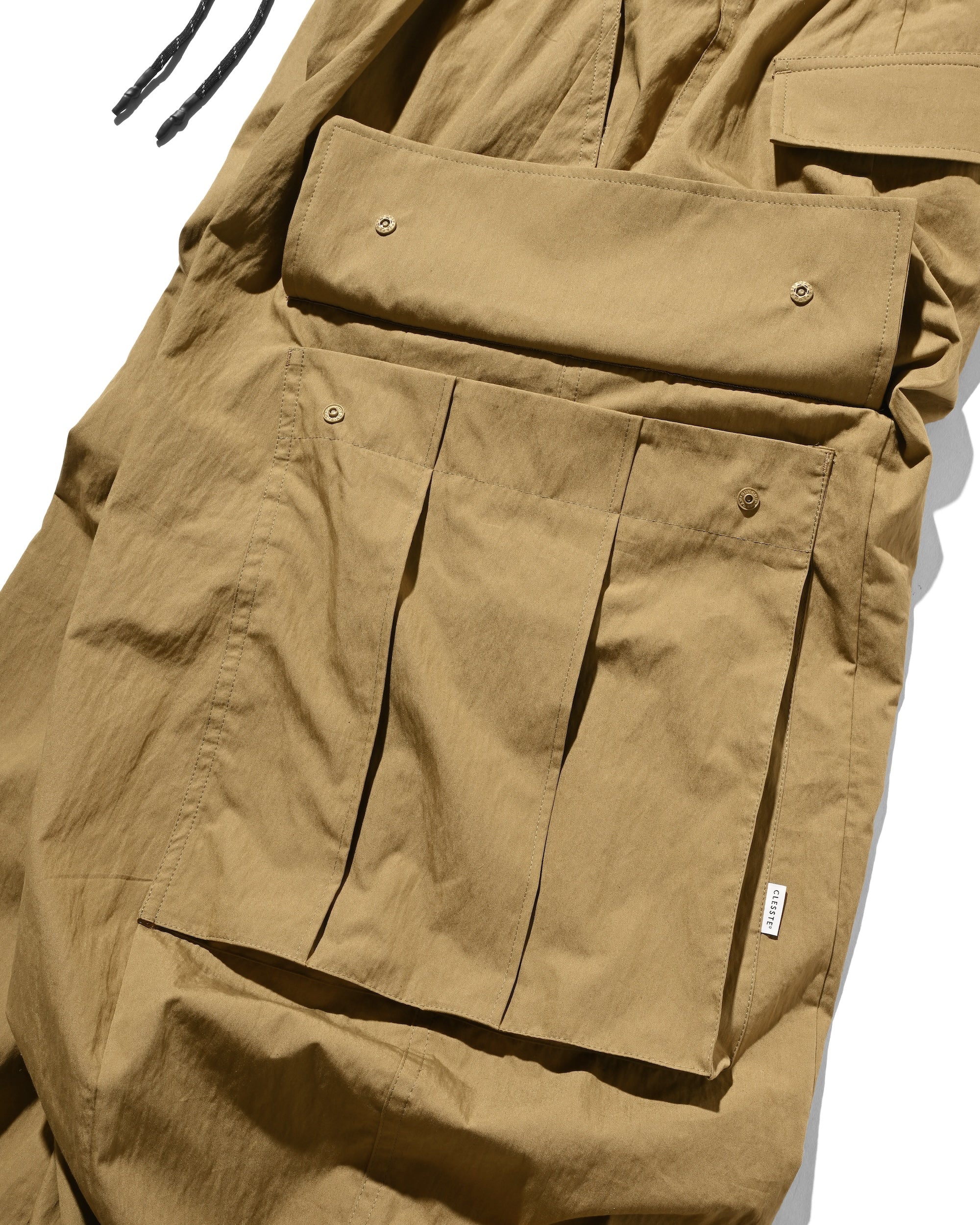 MEGA POCKET BALLOON CARGO PANTS (BEIGE)