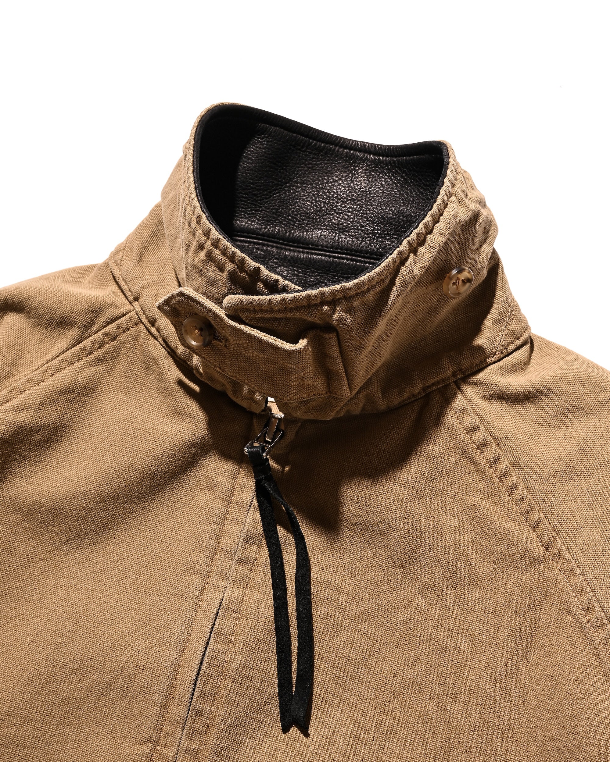 VINTAGE DYED DUCK CITY UTILITY JACKET (BEIGE)