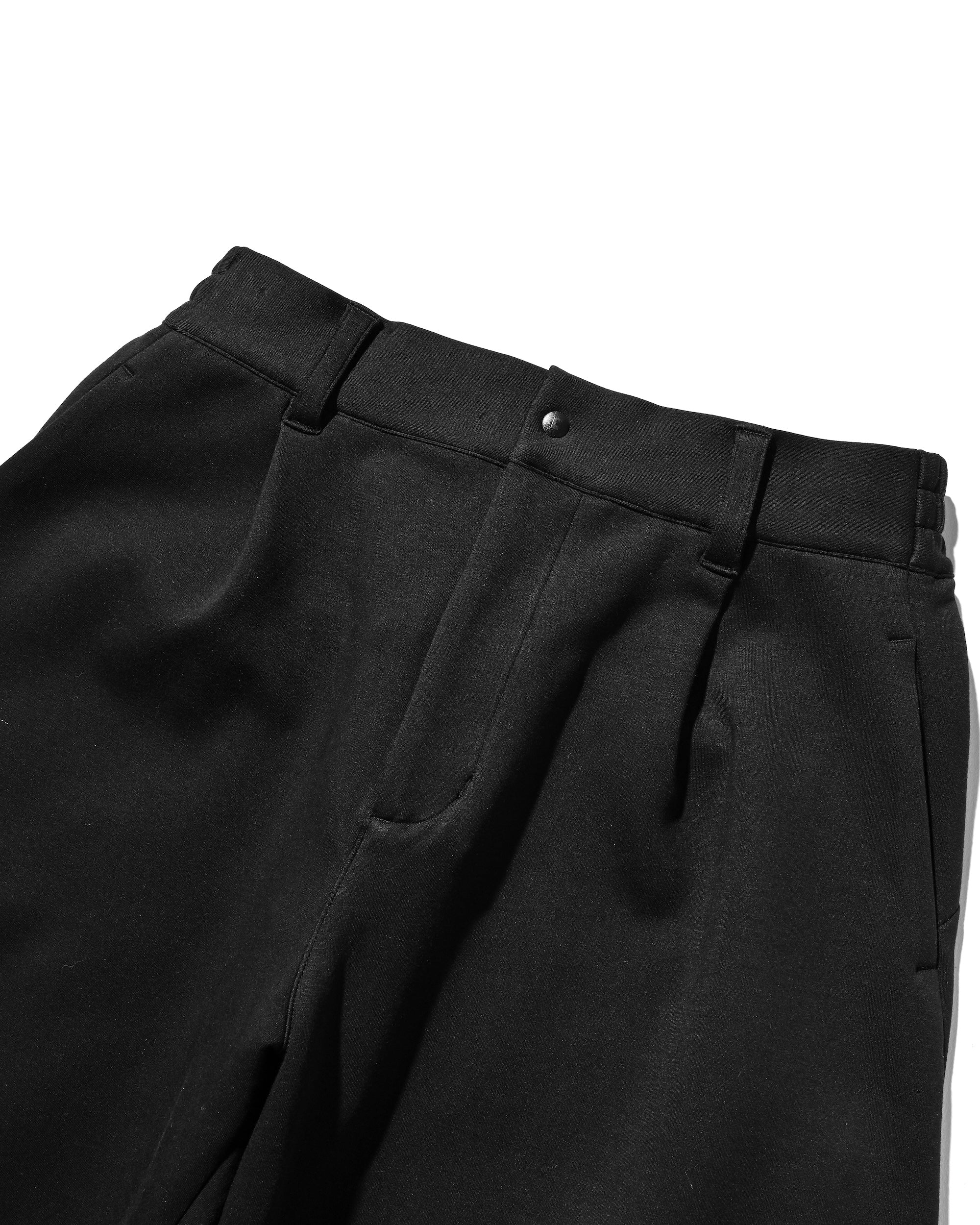 AIR COTTON CURVED PANTS (BLACK)