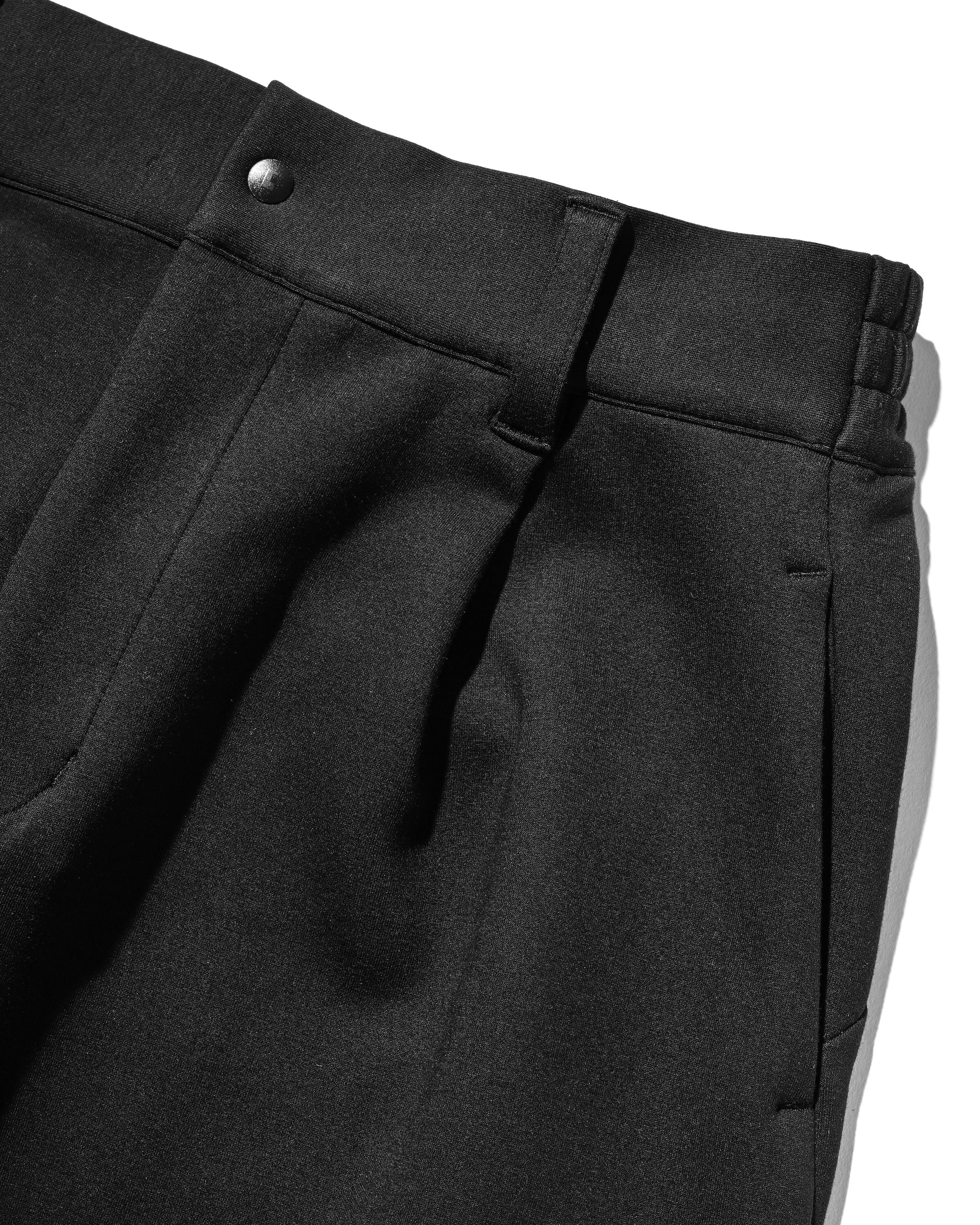 AIR COTTON CURVED PANTS (BLACK)