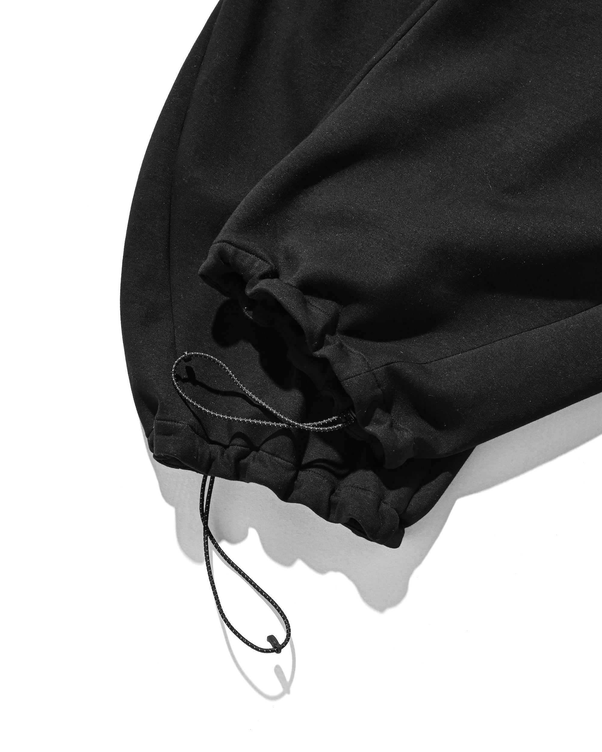 AIR COTTON CURVED PANTS (BLACK)