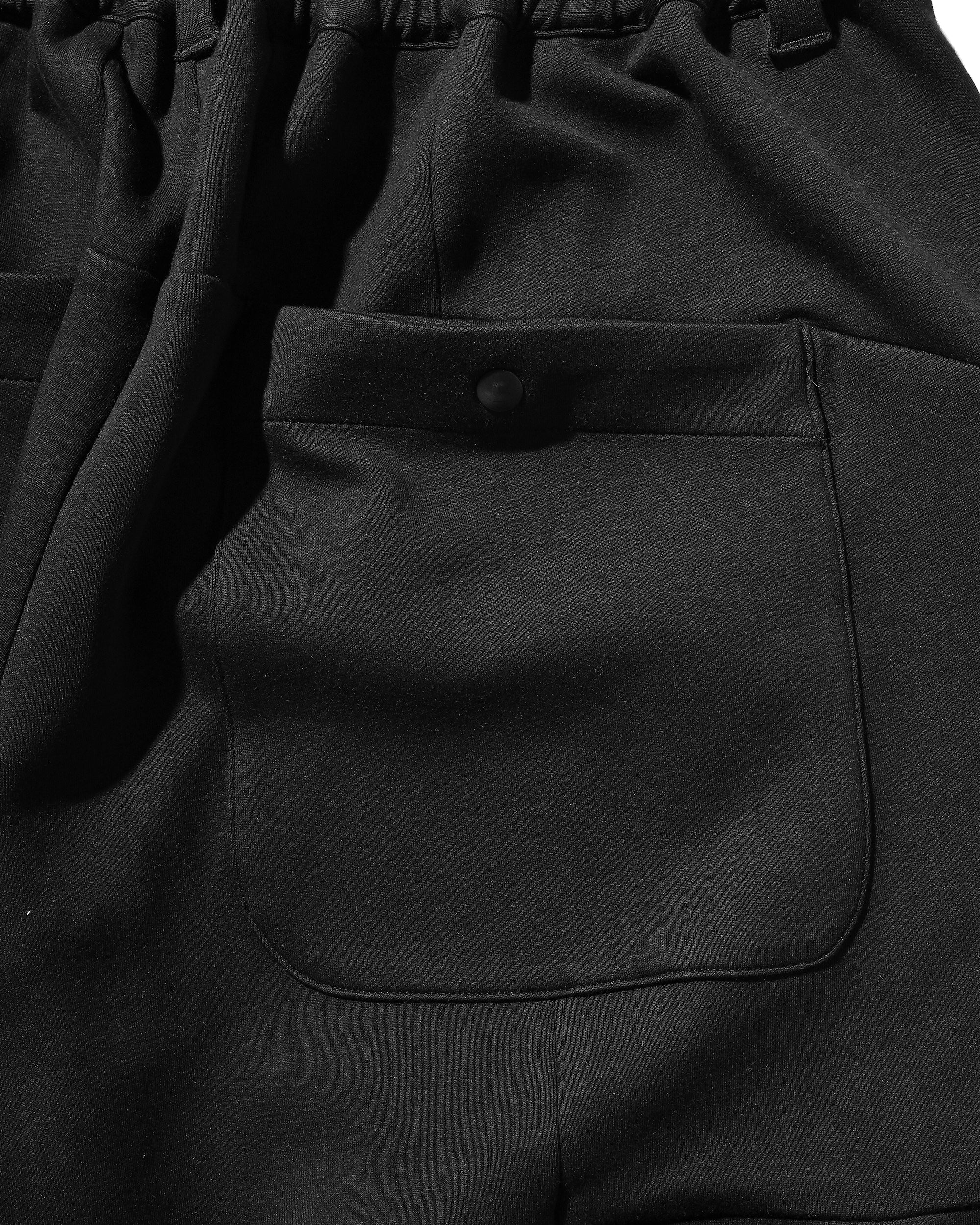 AIR COTTON CURVED PANTS (BLACK)