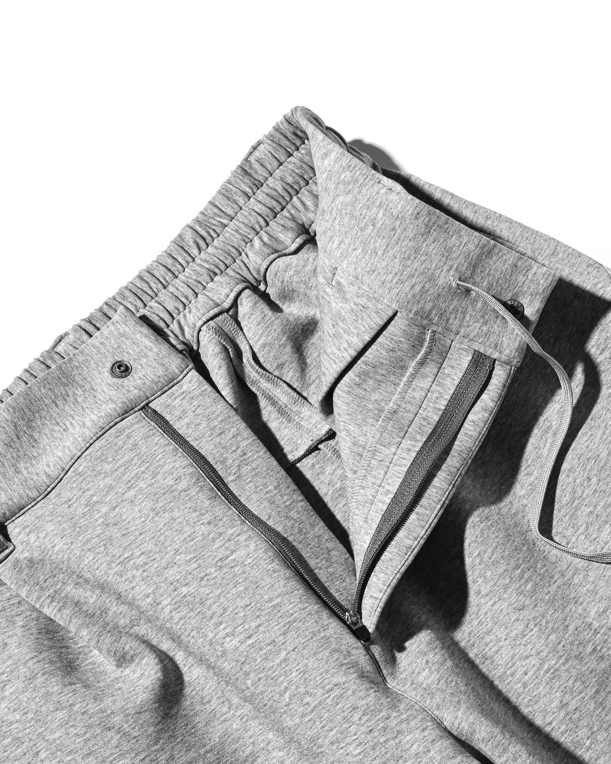 AIR COTTON CURVED PANTS (GRAY)