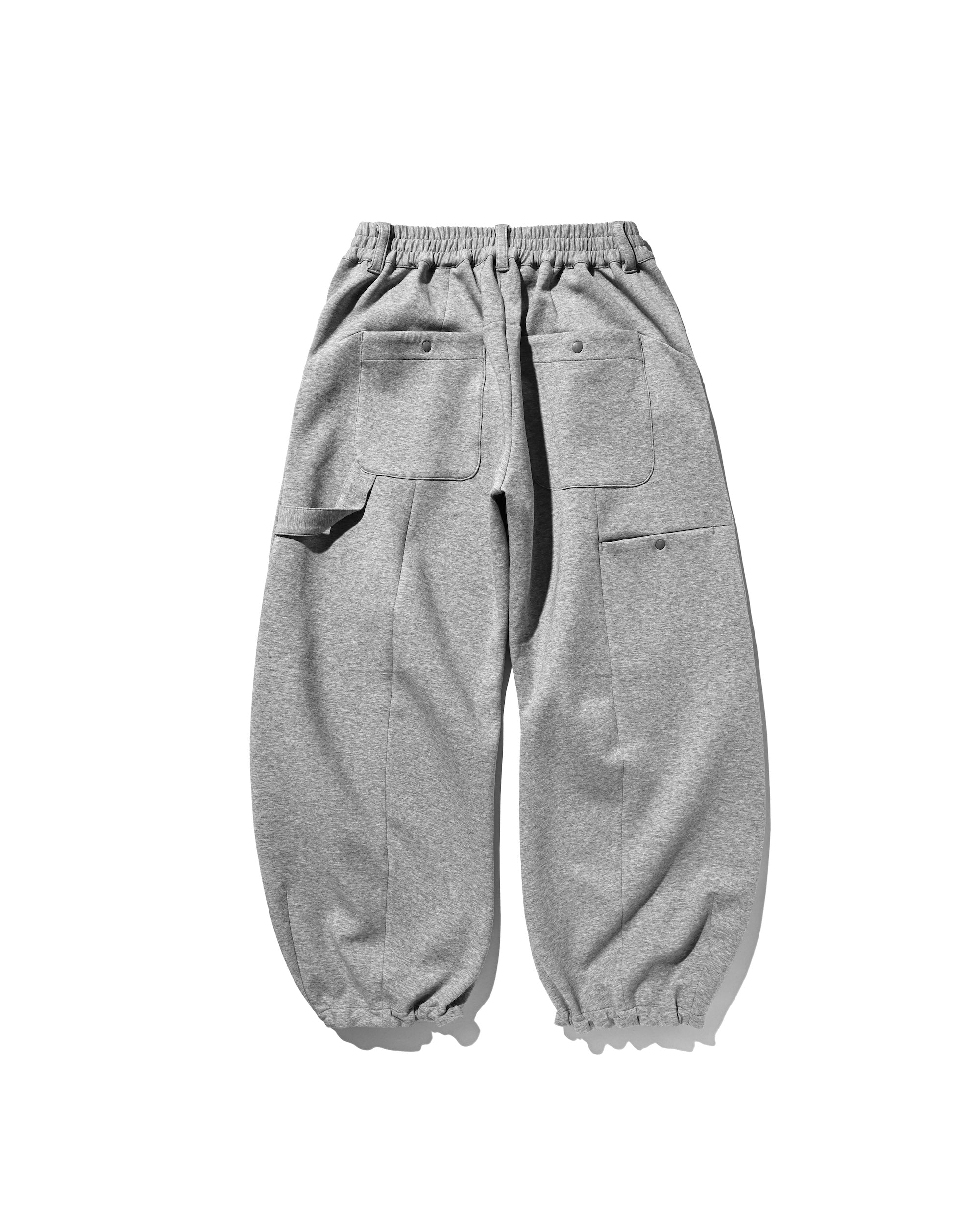 AIR COTTON CURVED PANTS (GRAY)